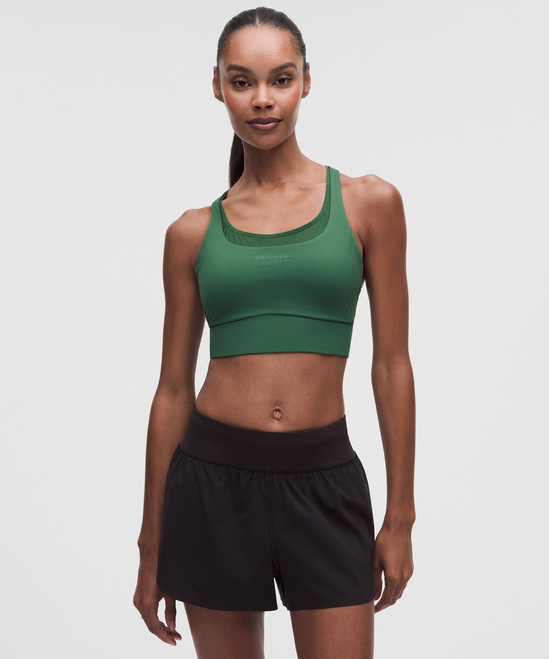 lululemon Energy Longline Bra with Storage Evolve