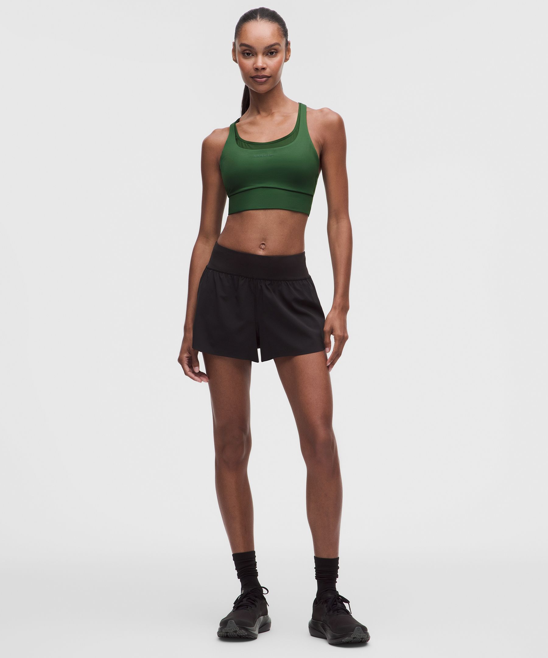lululemon Energy Longline Bra with Storage Evolve