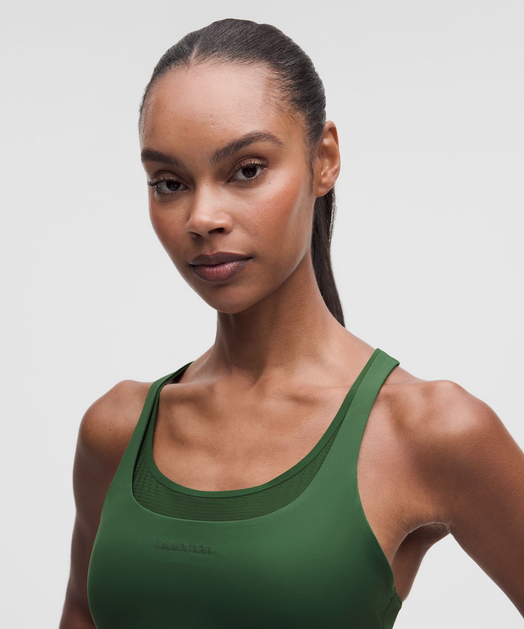 lululemon Energy Longline Bra with Storage Evolve