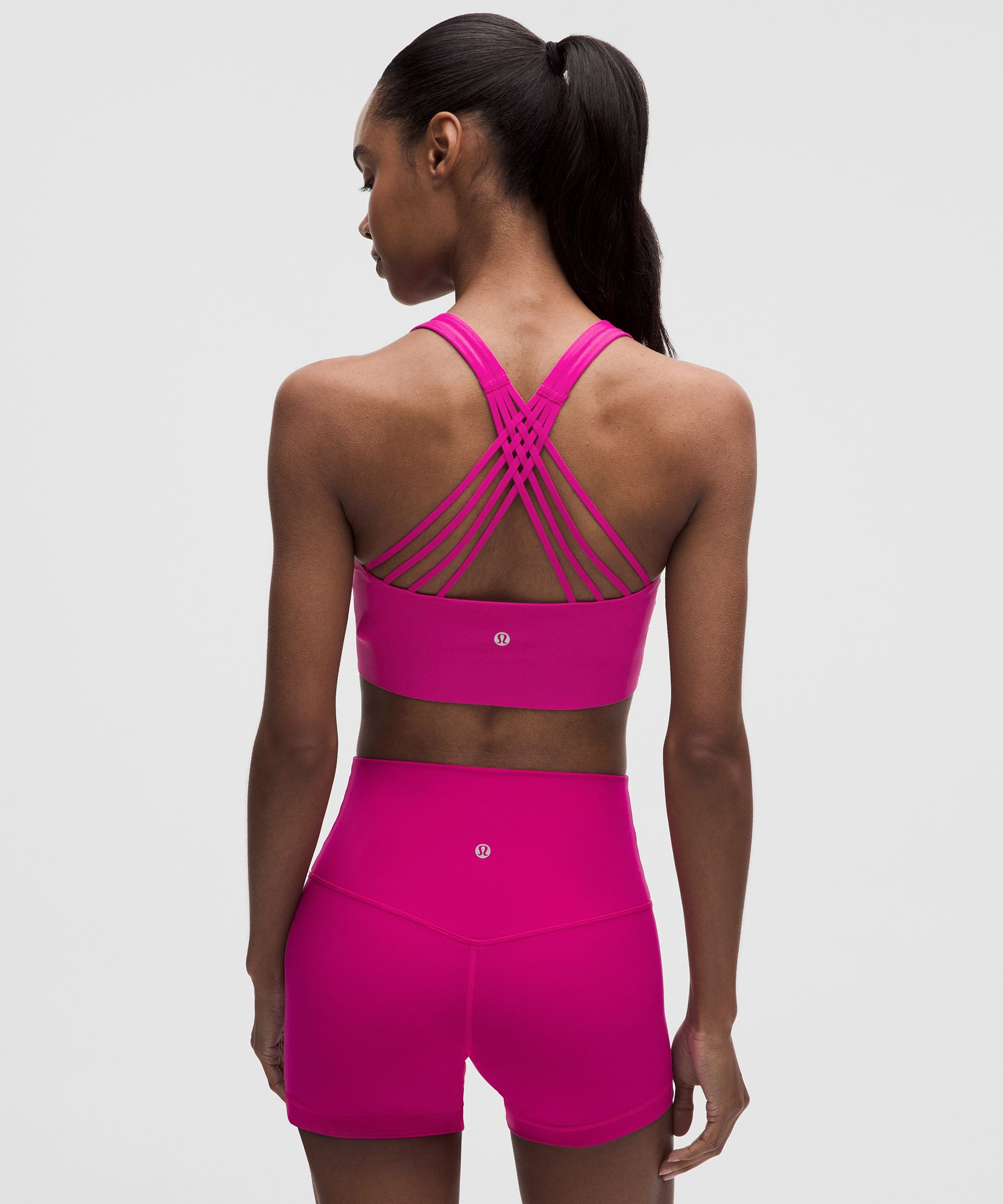 FlexyFlex Strappy Longline Yoga Bra