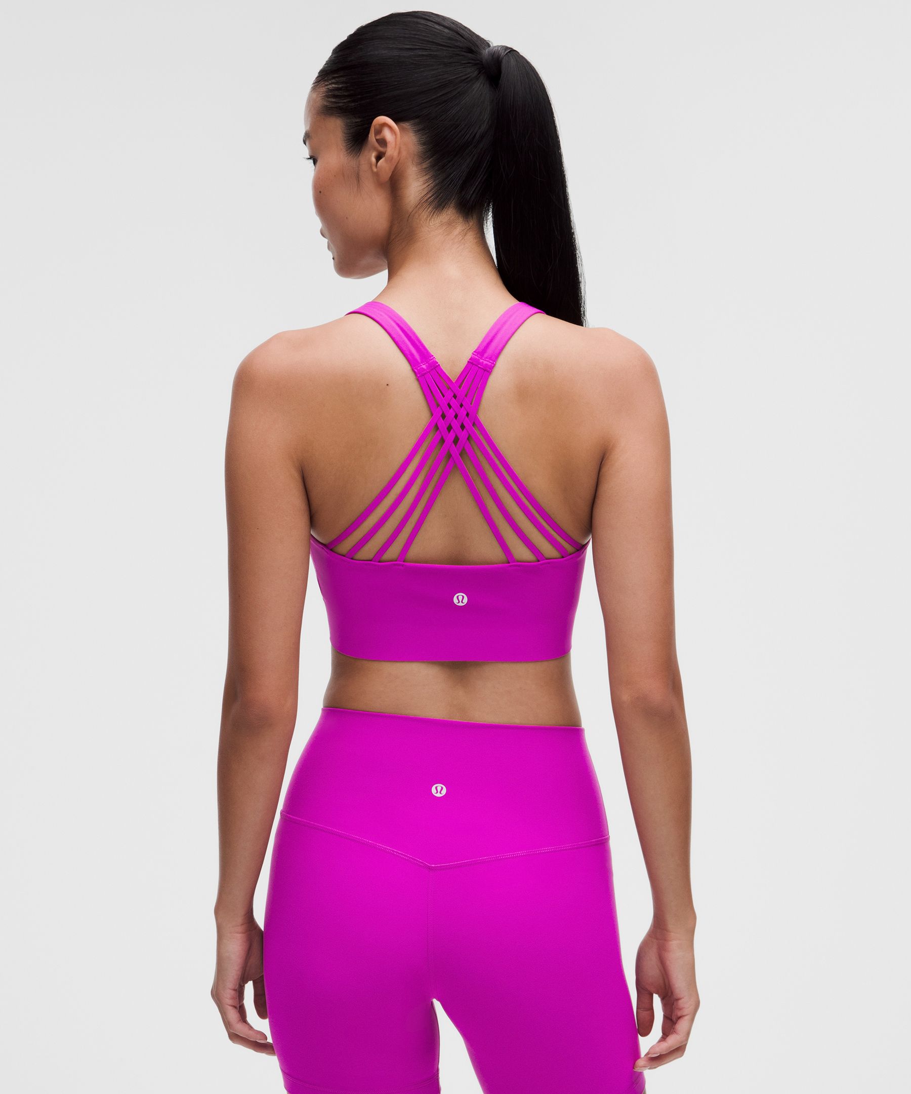 FlexyFlex Strappy Longline Yoga Bra