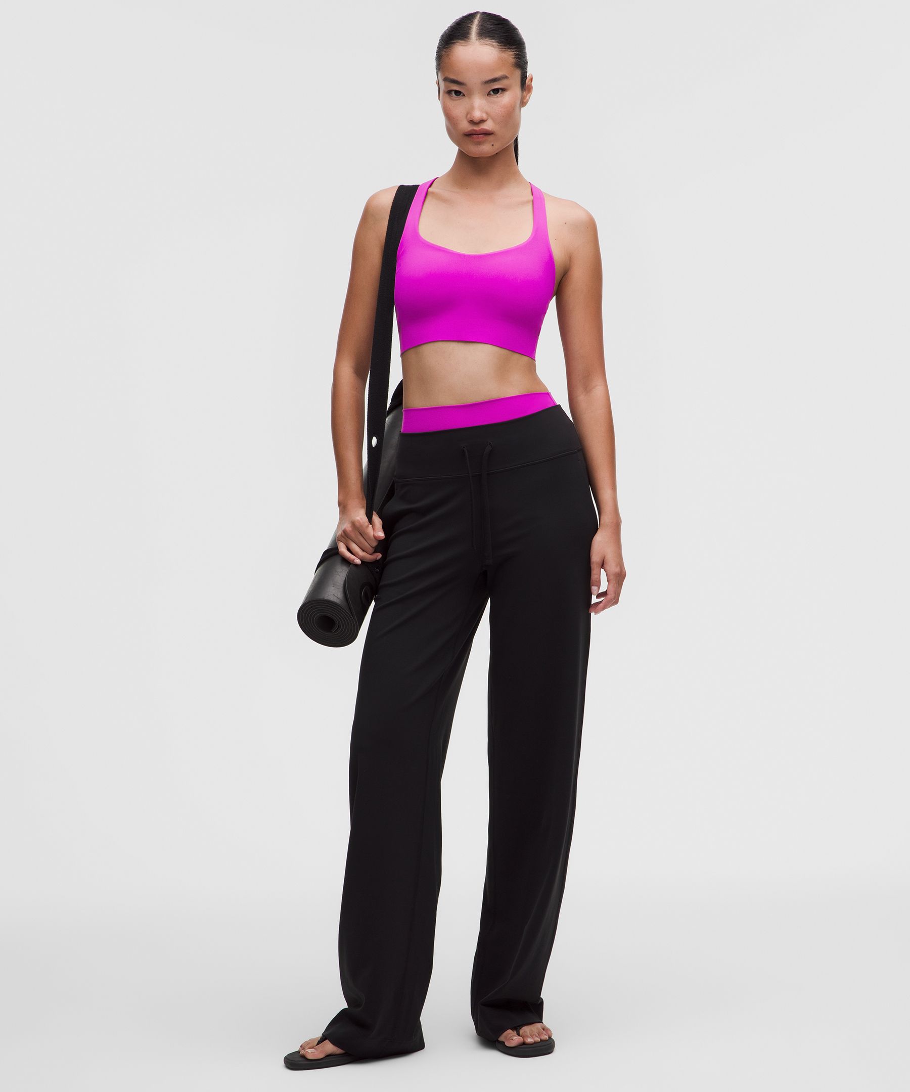 FlexyFlex Strappy Longline Yoga Bra