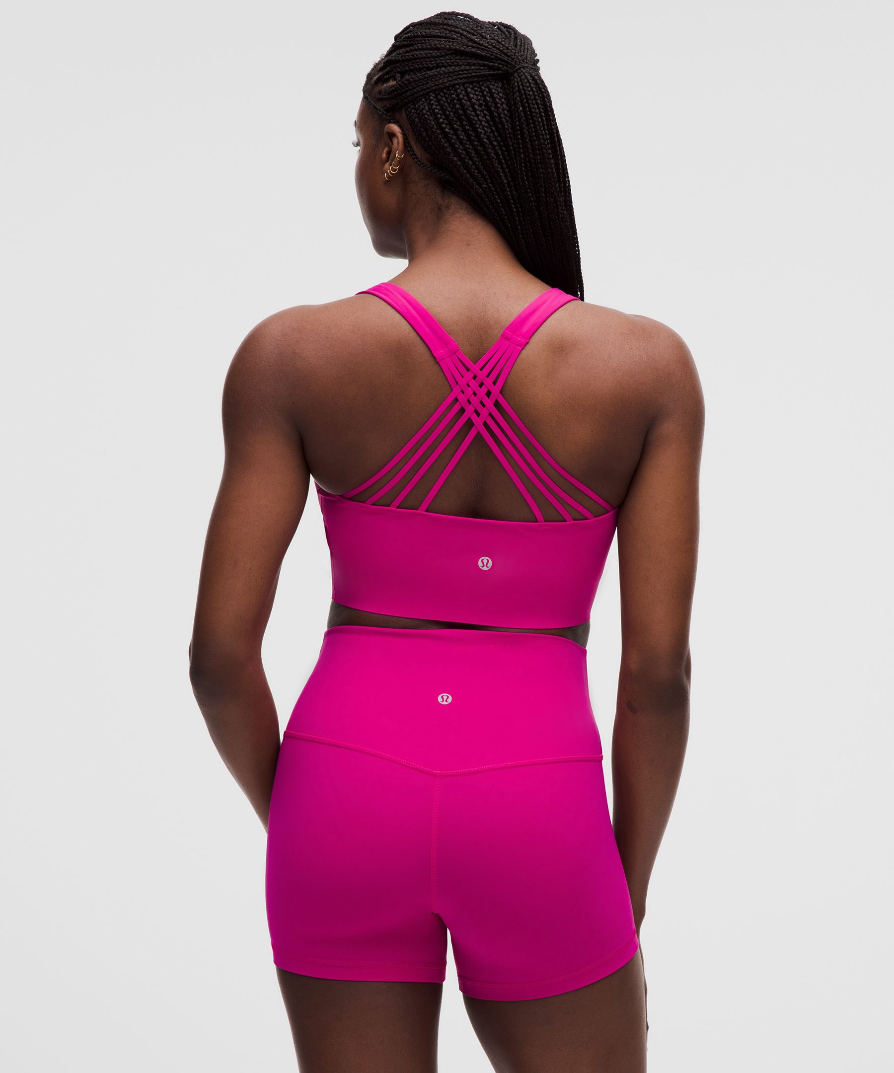 FlexyFlex Strappy Longline Yoga Bra