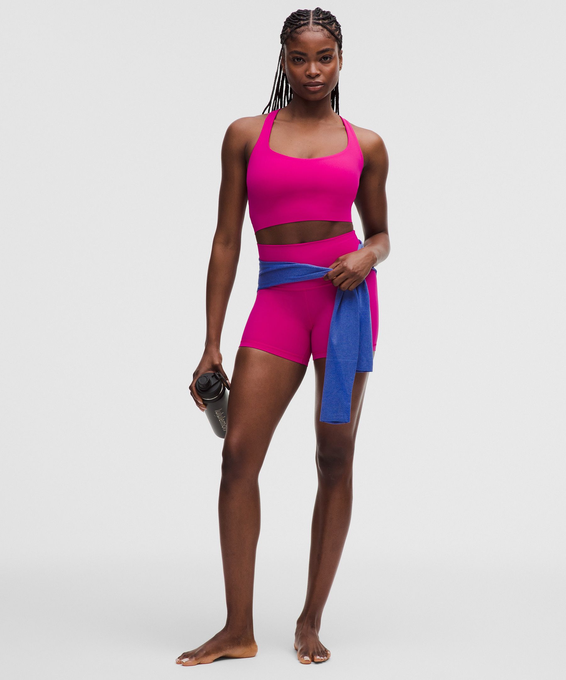 FlexyFlex Strappy Longline Yoga Bra