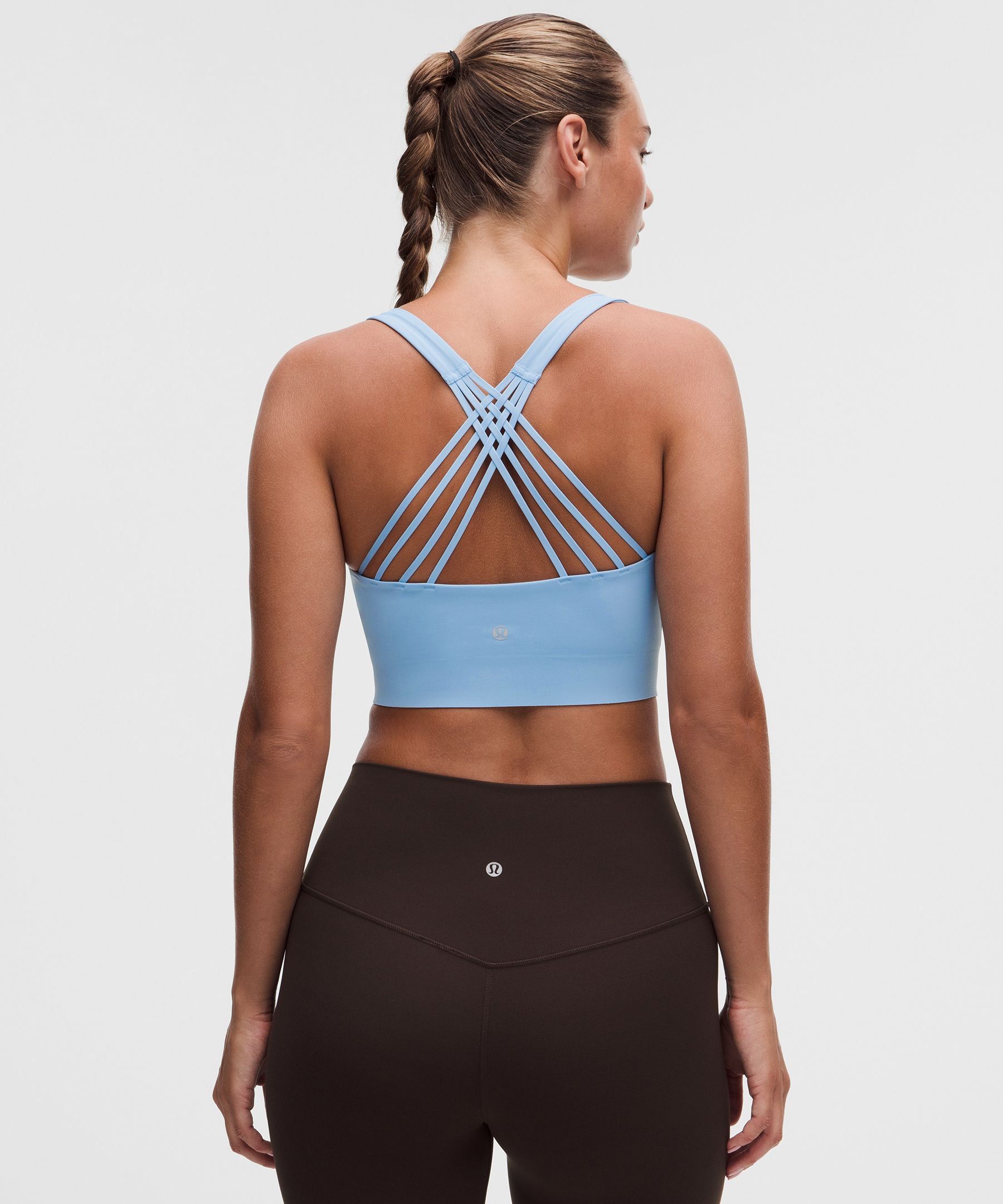 Soutien-gorge long de yoga à multiples bretelles en FlexyFlex