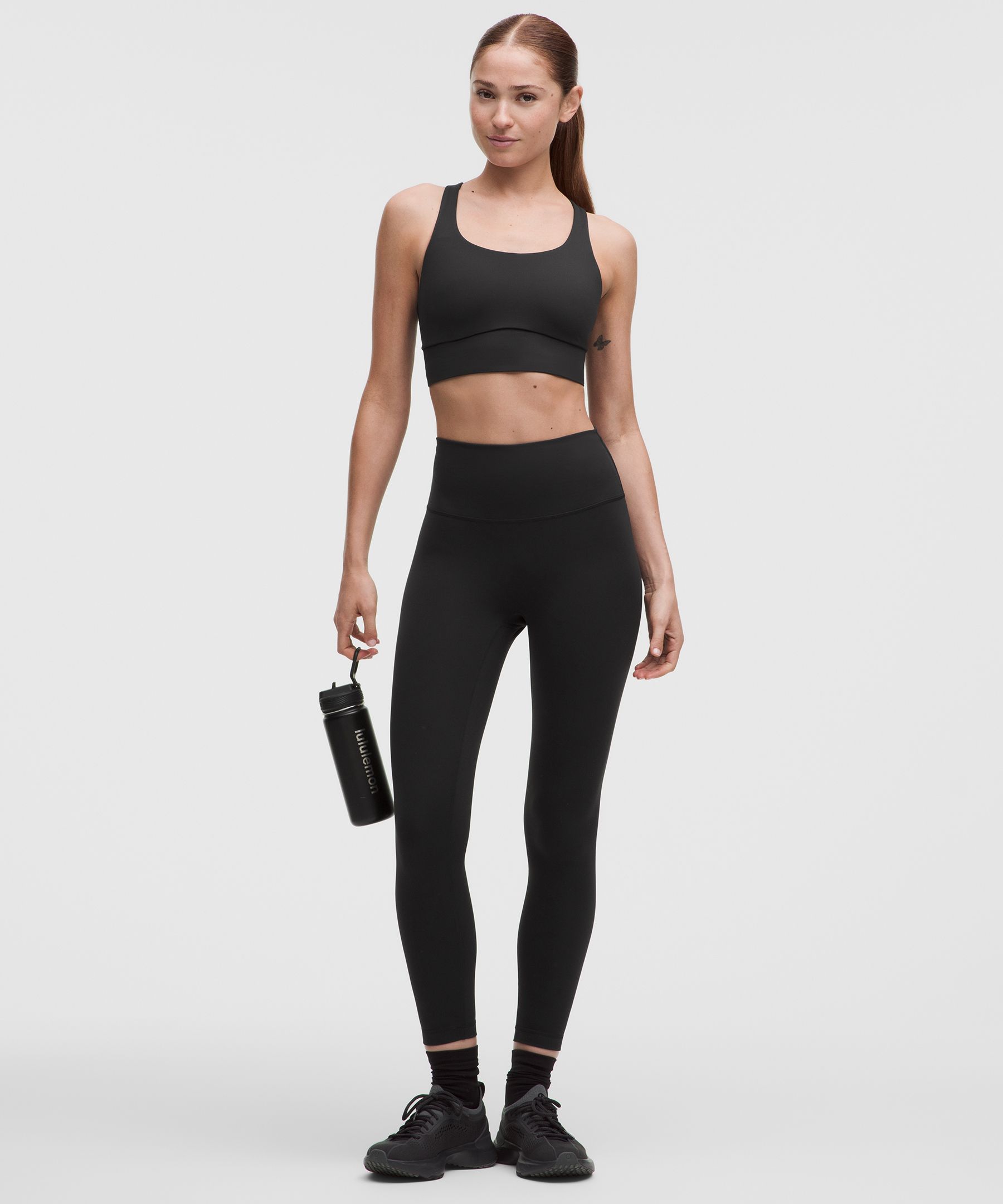 lululemon Energy 長版運動內衣 中強度支撐，B-D 罩杯 *Evolve