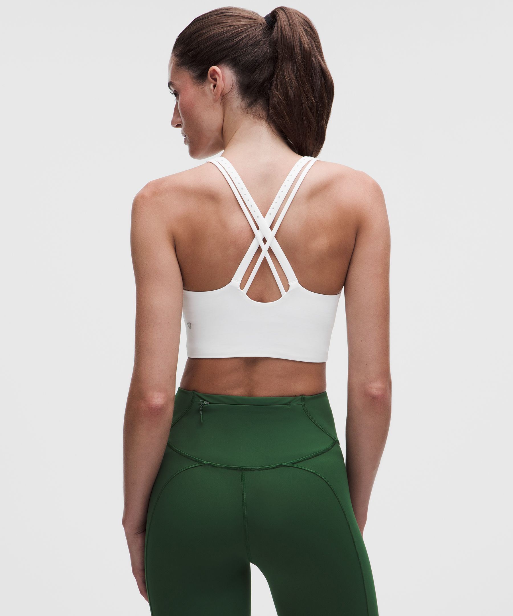 Brassi&egrave;re longue lululemon Energy avec rangement Evolve *Maintien moyen, bonnets B/C