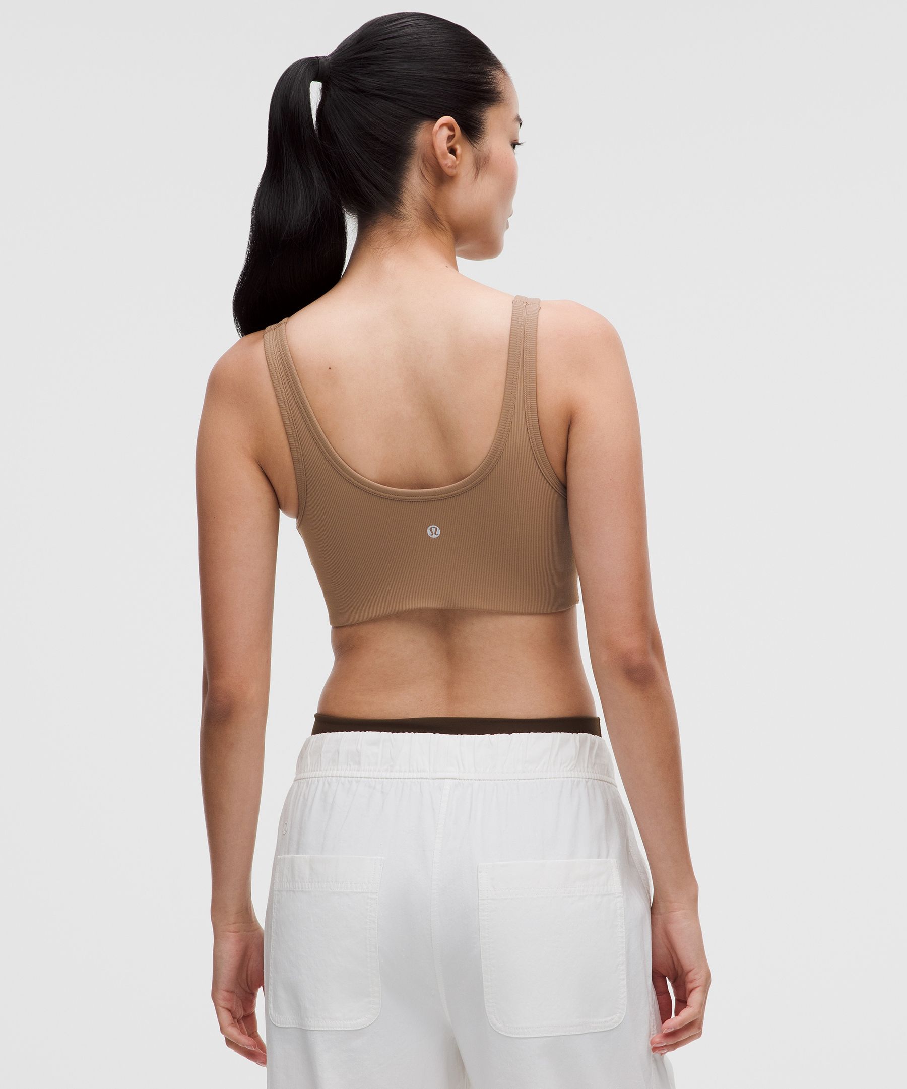 Nulu Ribbed Scoop-Neck Bra