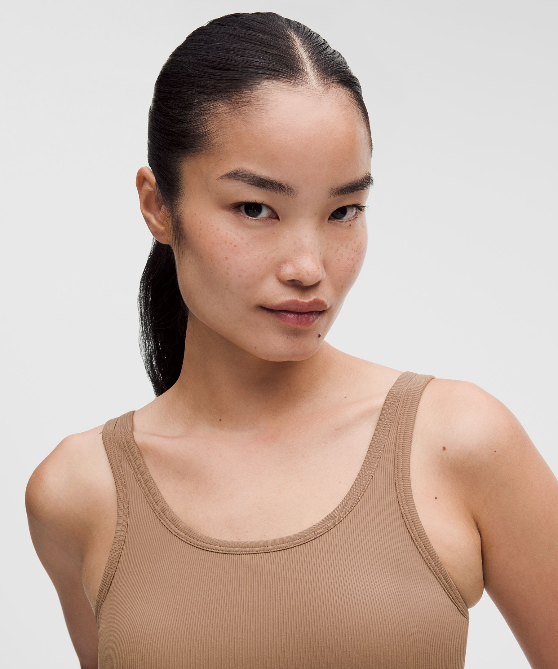 Nulu Ribbed Scoop-Neck Bra
