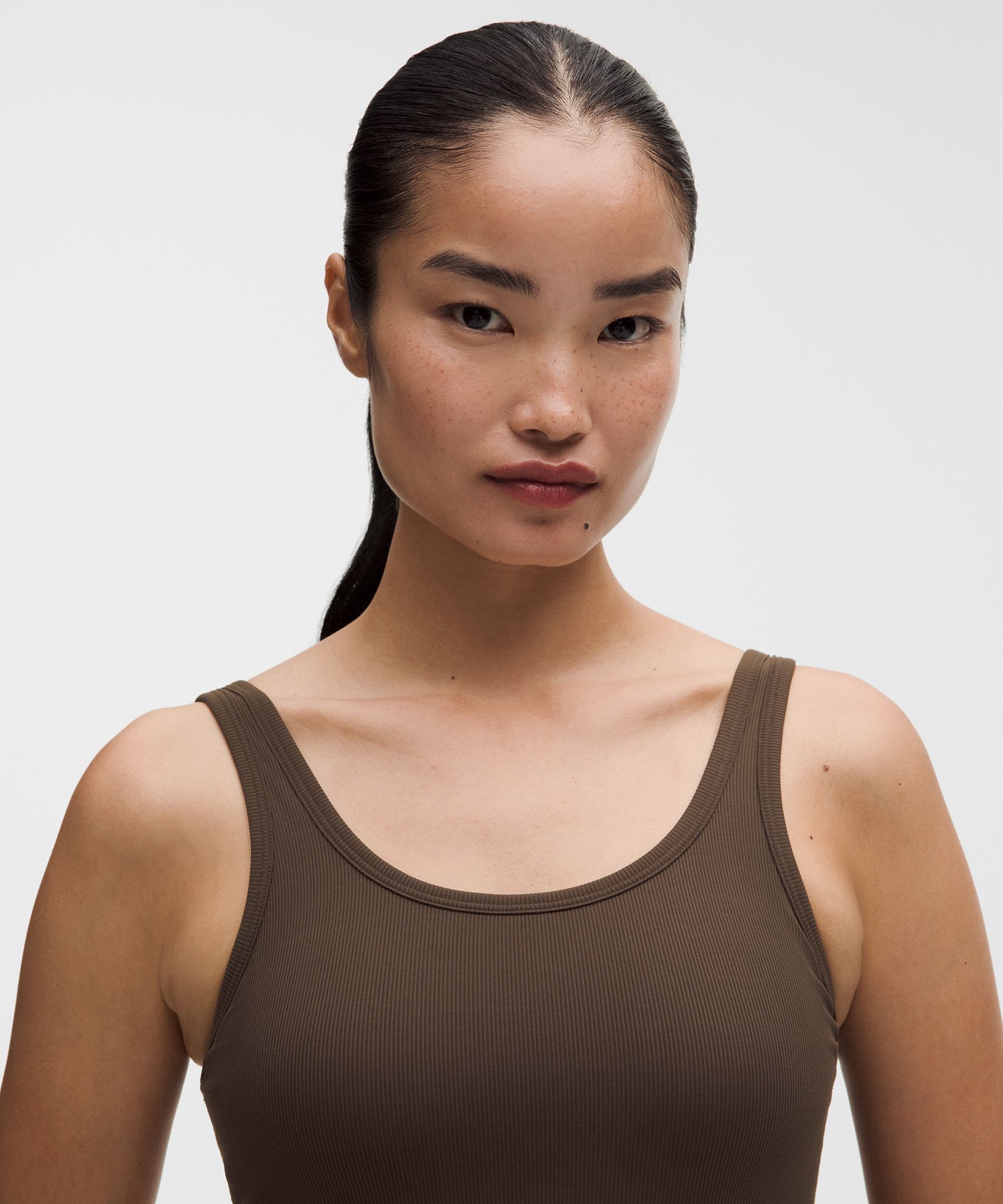 Nulu Ribbed Scoop-Neck Bra