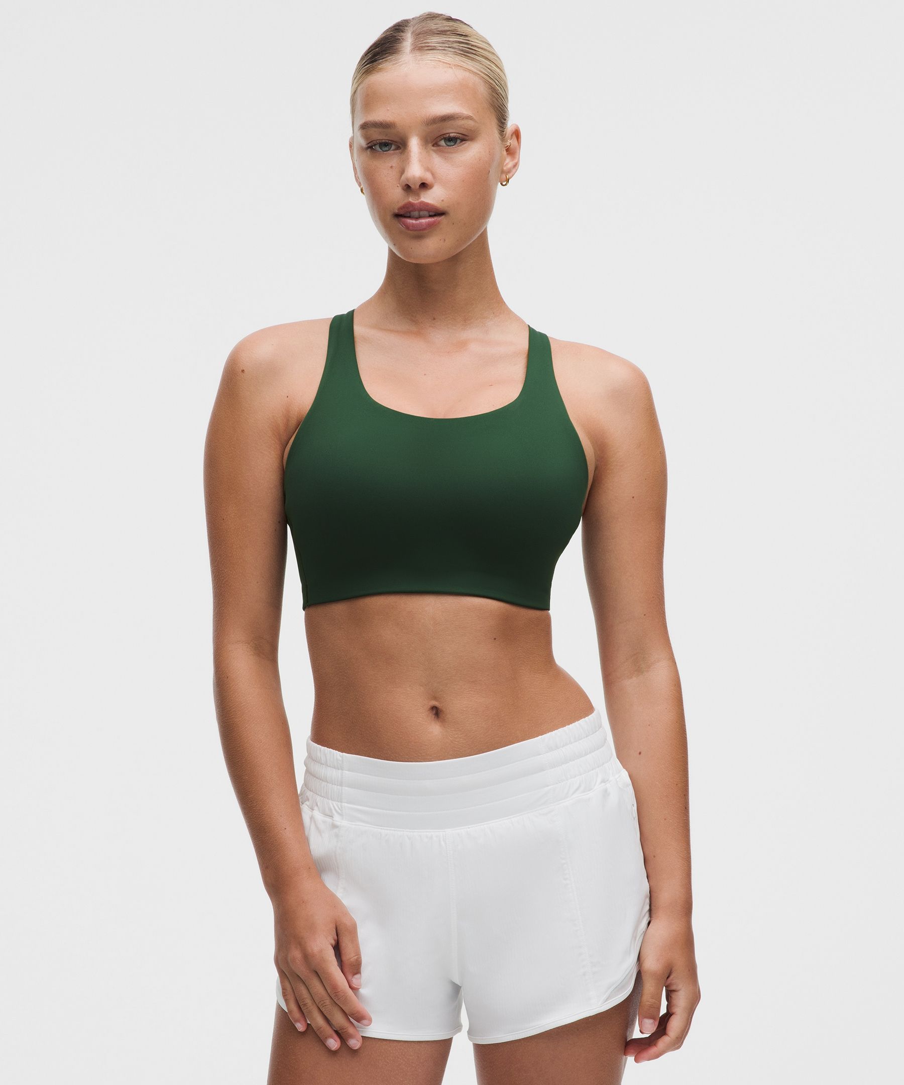 lululemon – Women’s Energy Sports Bra High Support, B-G Cups – Color Green – Size 6