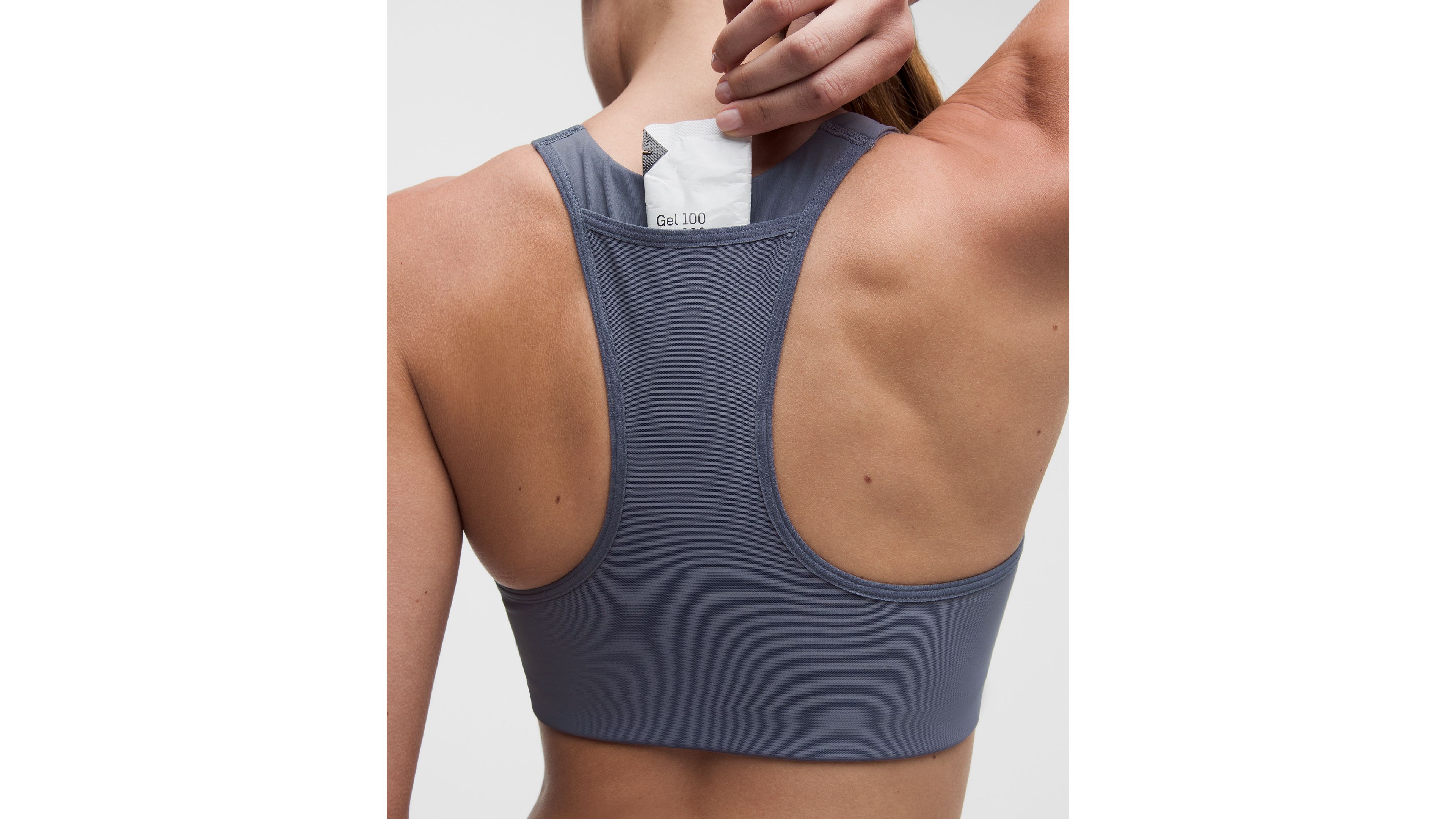Back Pocket Racerback Run Bra *Medium Support, B/C Cup