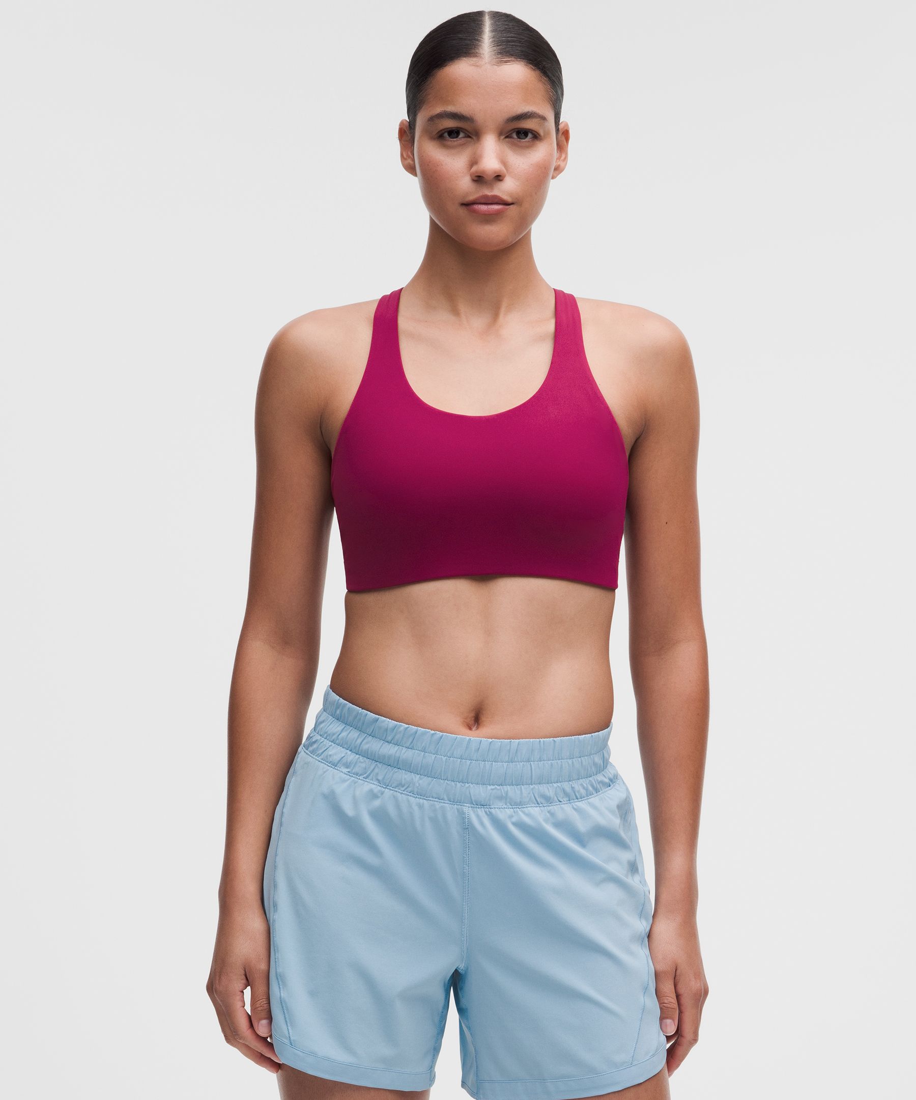 Back Pocket Racerback Run Bra