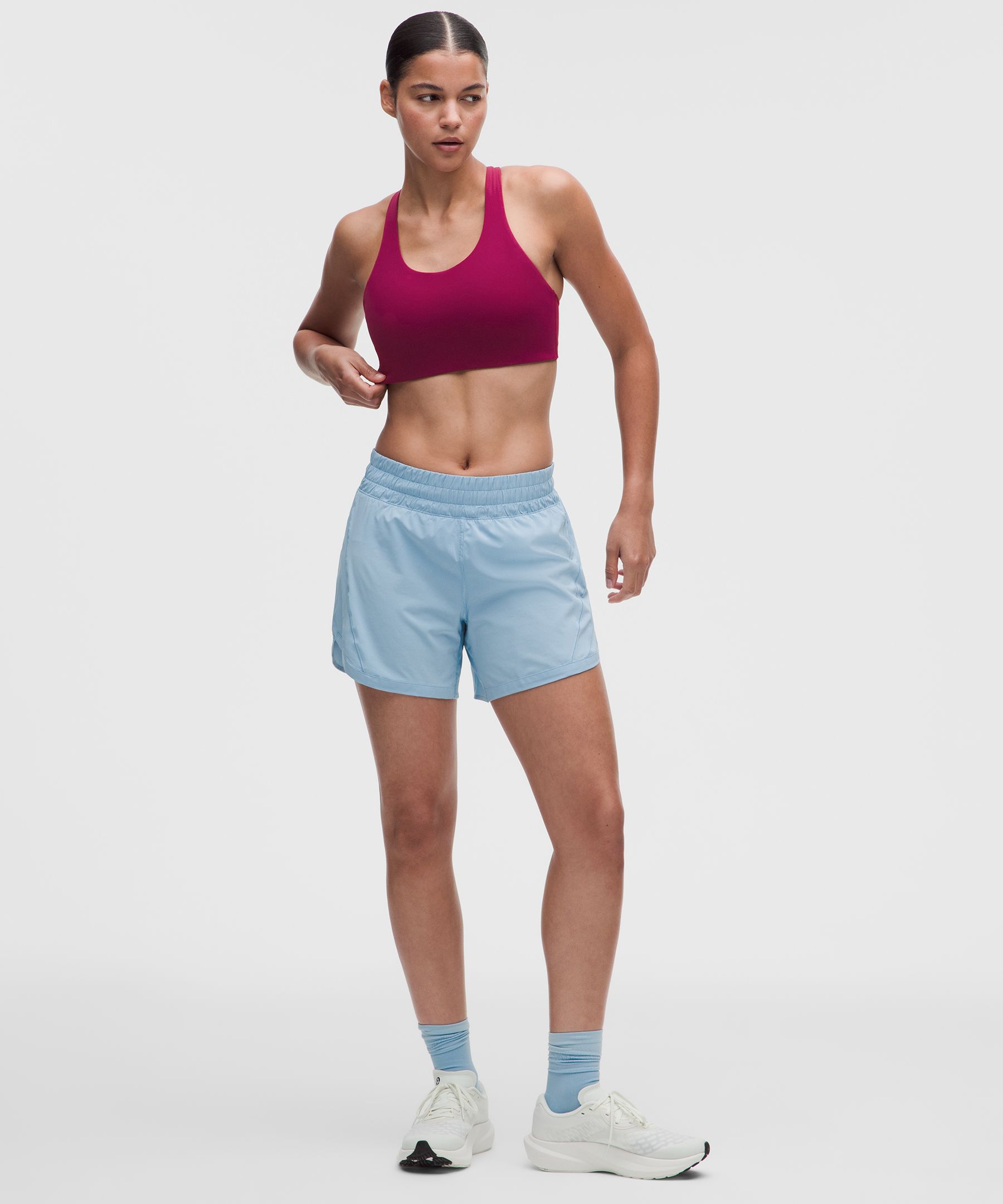 Back Pocket Racerback Run Bra