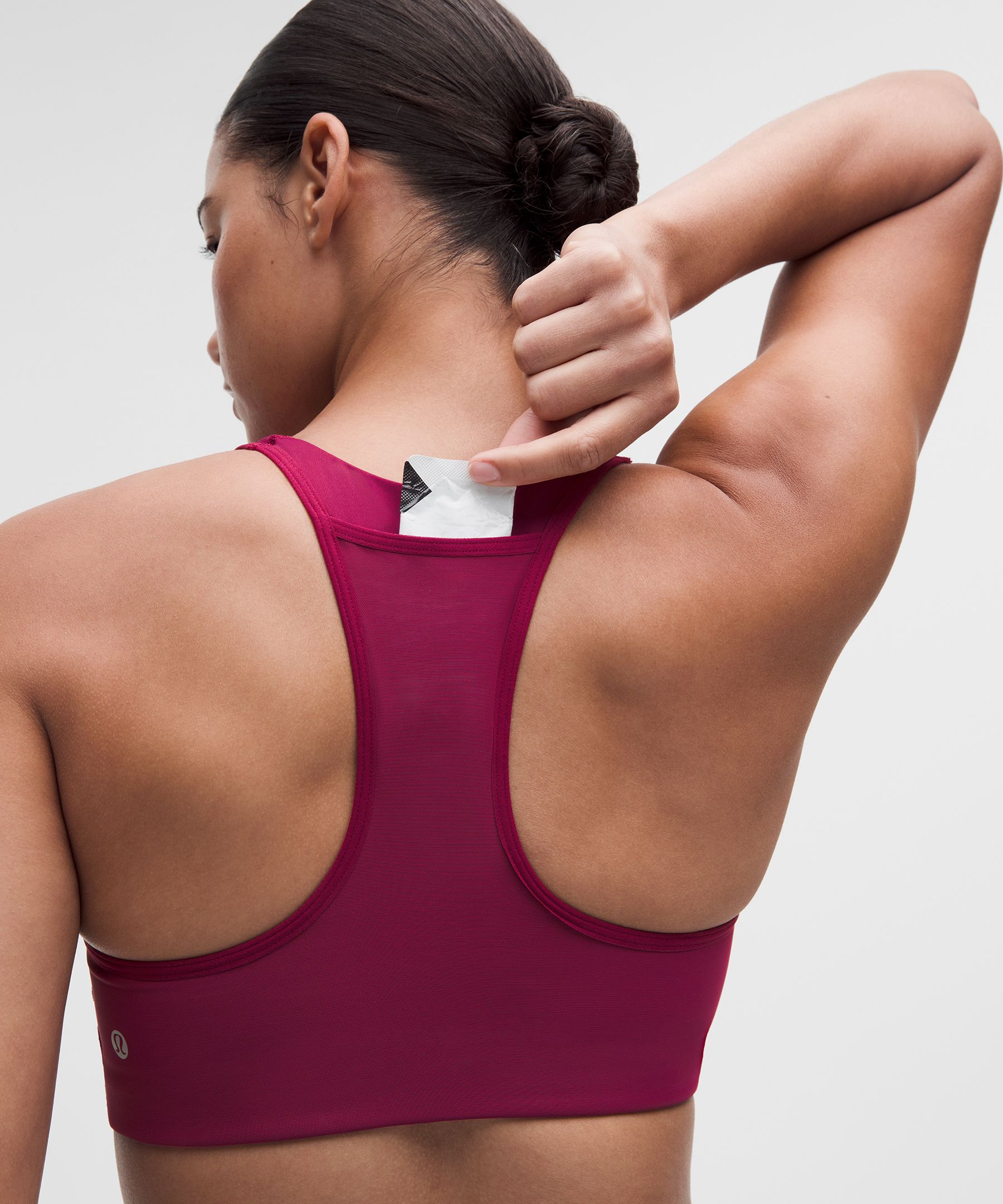 Back Pocket Racerback Run Bra