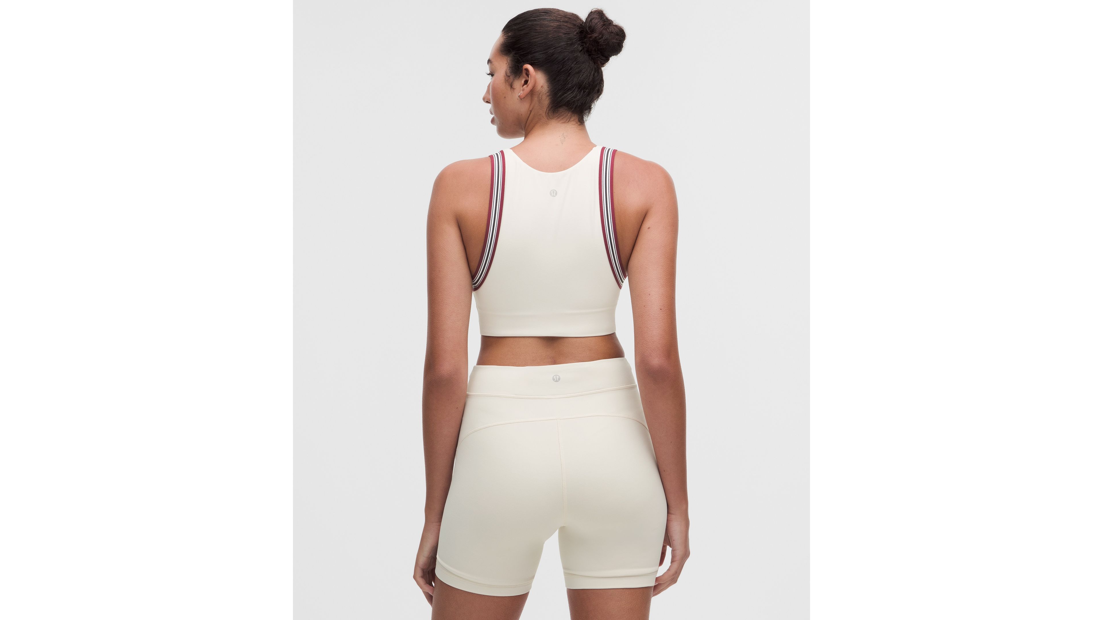 Groove Yoga Bra Light Support, B/C Cup *Striped Trim