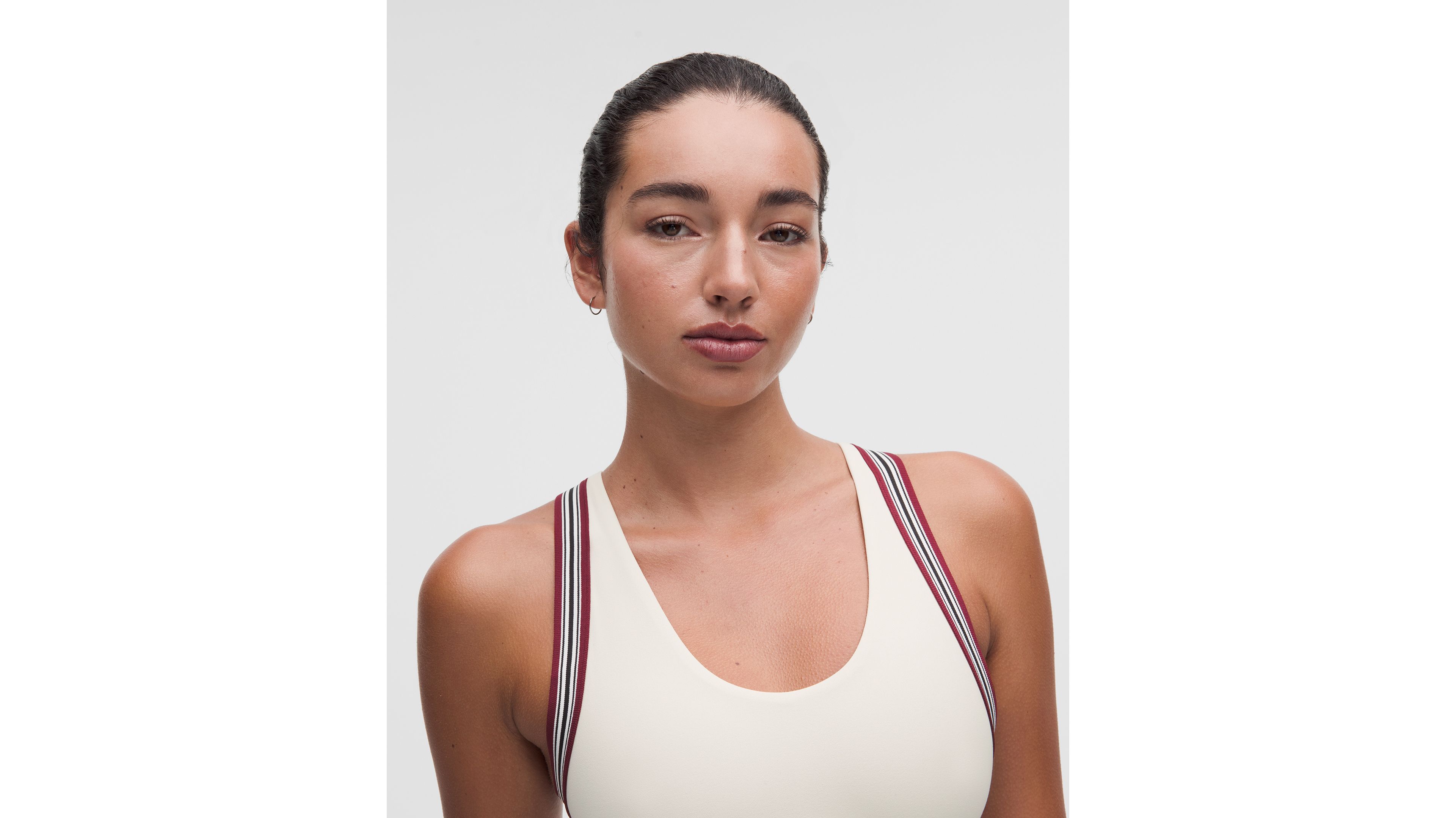 Groove Yoga Bra Light Support, B/C Cup *Striped Trim