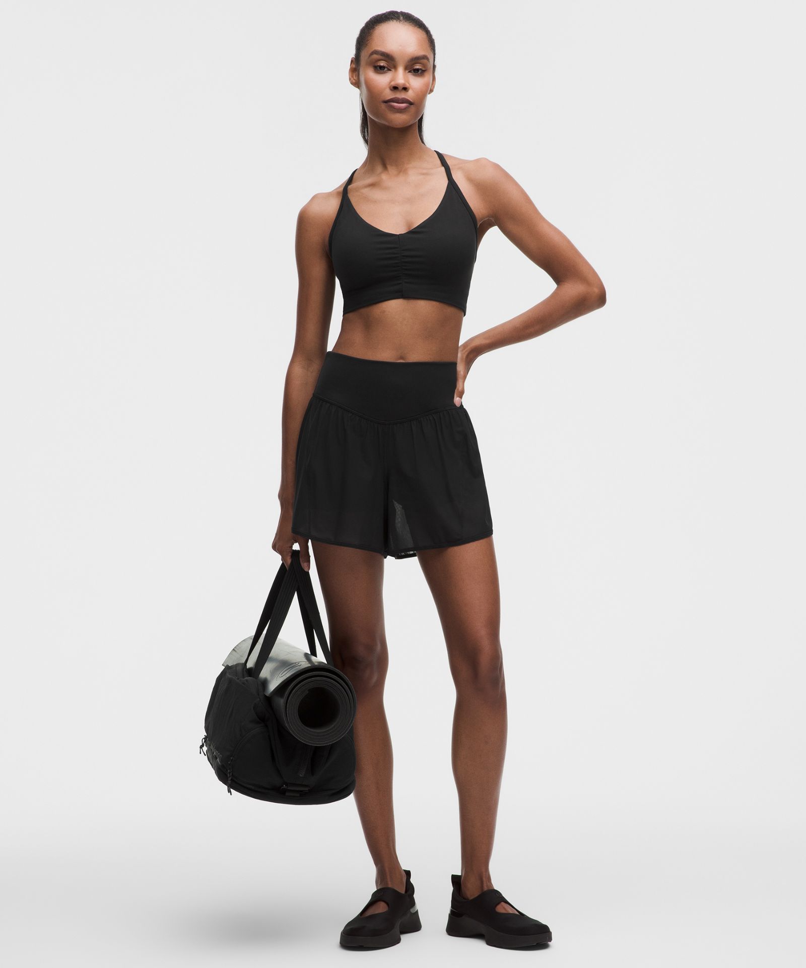 Женское бра Lululemon Flow Y Ruched, лёгкая поддержка — фото 3