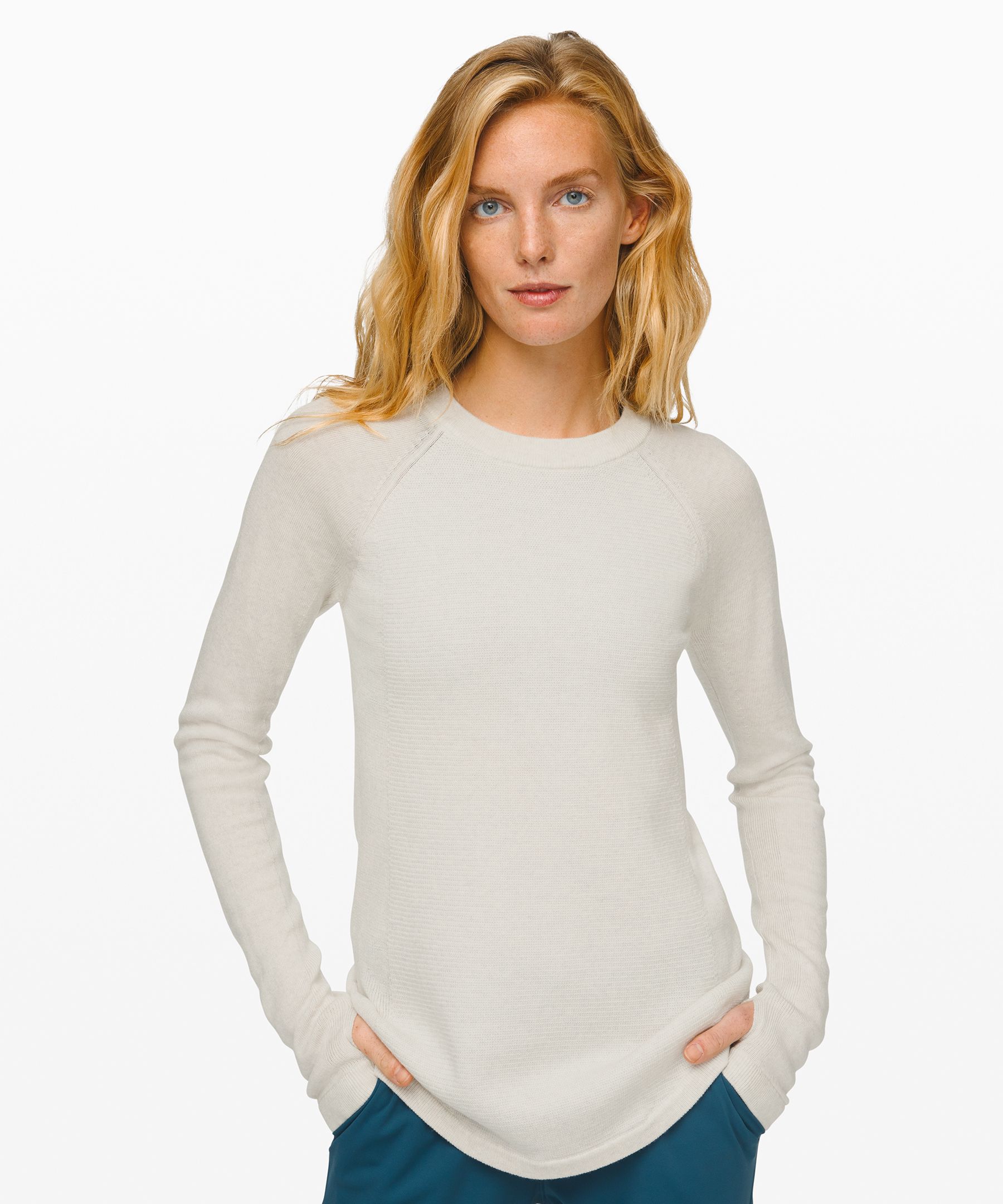 lululemon white sweater