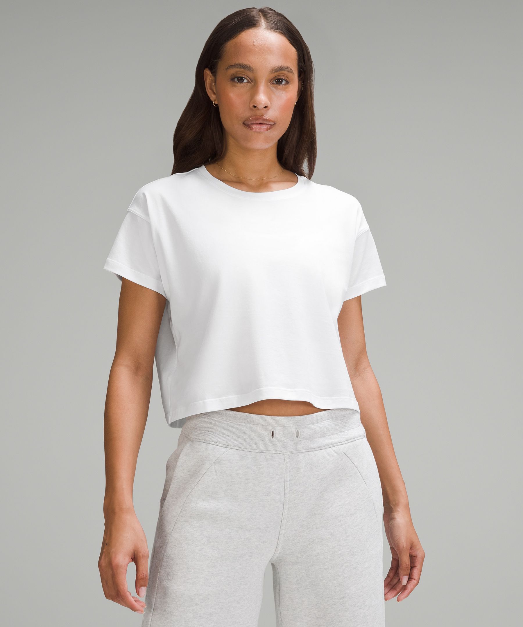 lululemon – Women's Cates T-Shirt Cotton – Color White – Size 6