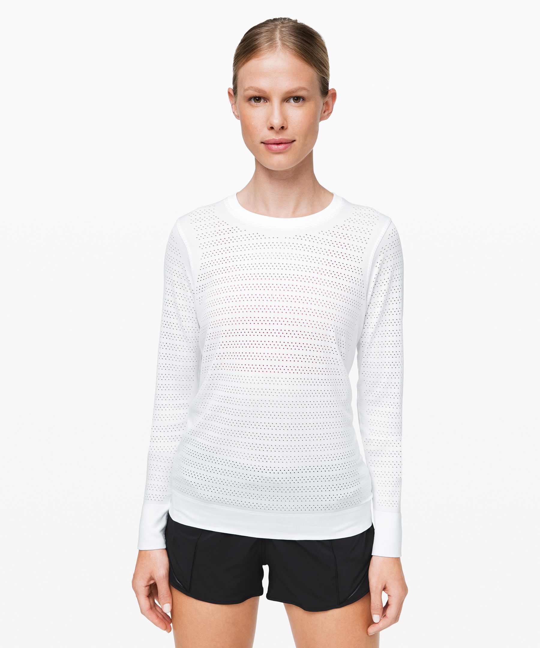 Lululemon Breeze By Long Sleeve *squad In White