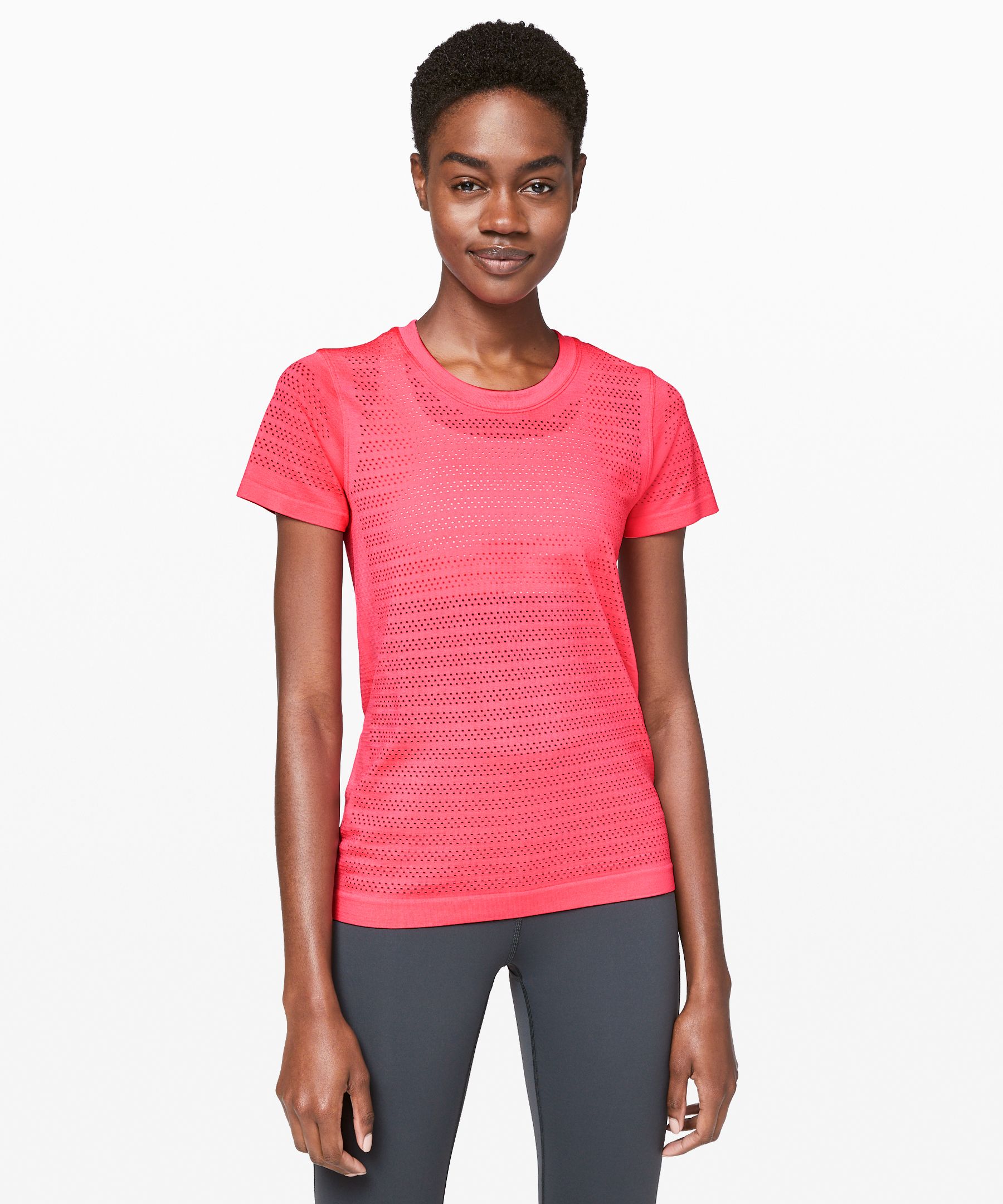 Lululemon Breeze By Short Sleeve *squad In Glossy/glossy