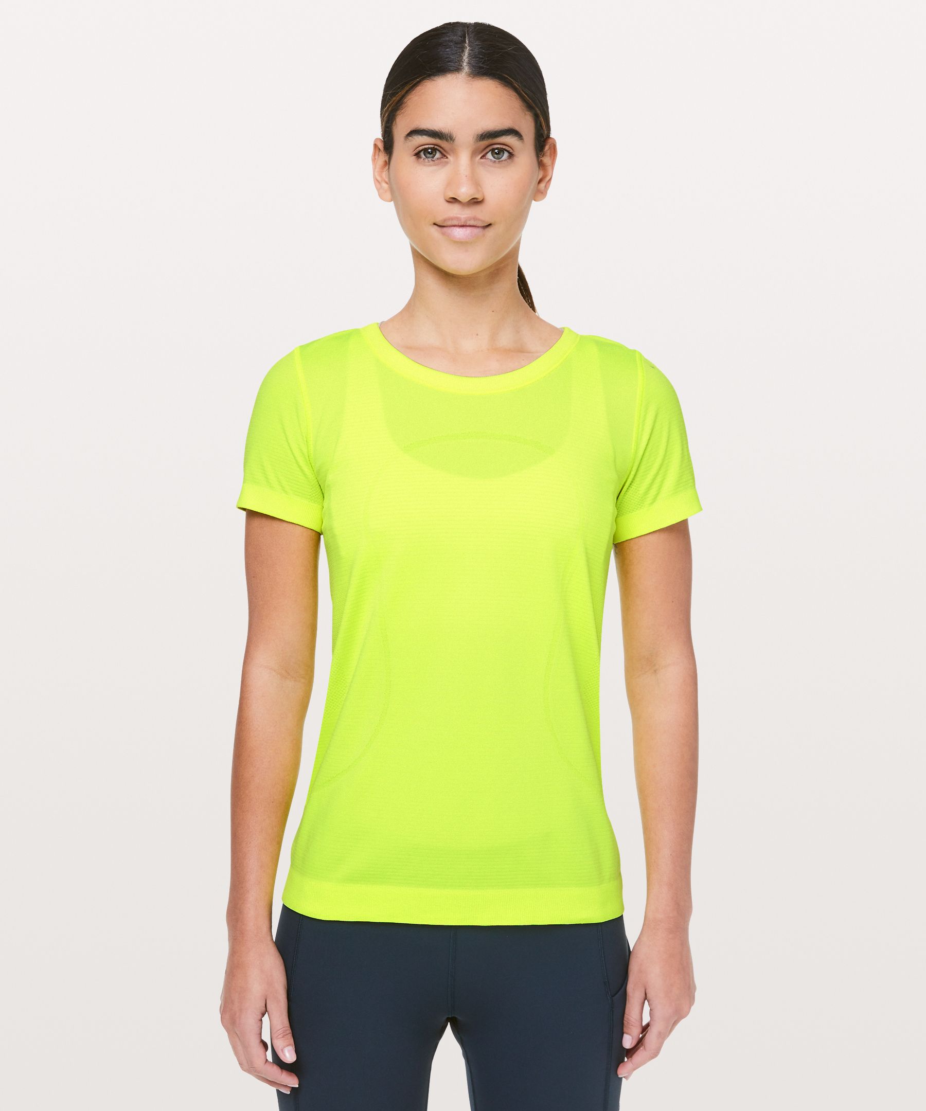 Lululemon Swiftly Relaxed Short Sleeve 2.0 In Yellow