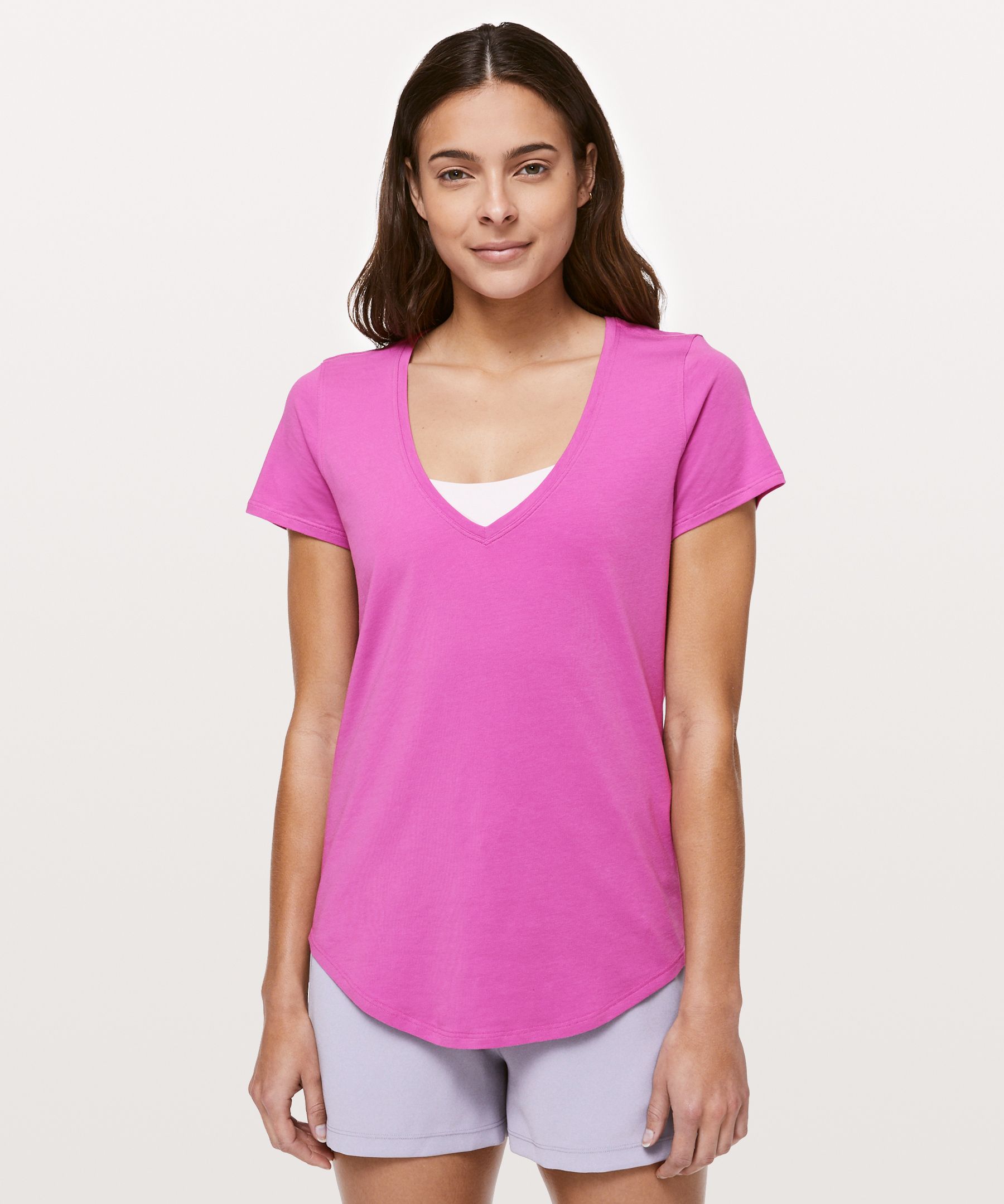 Lululemon Love Tee V In Hyacinth
