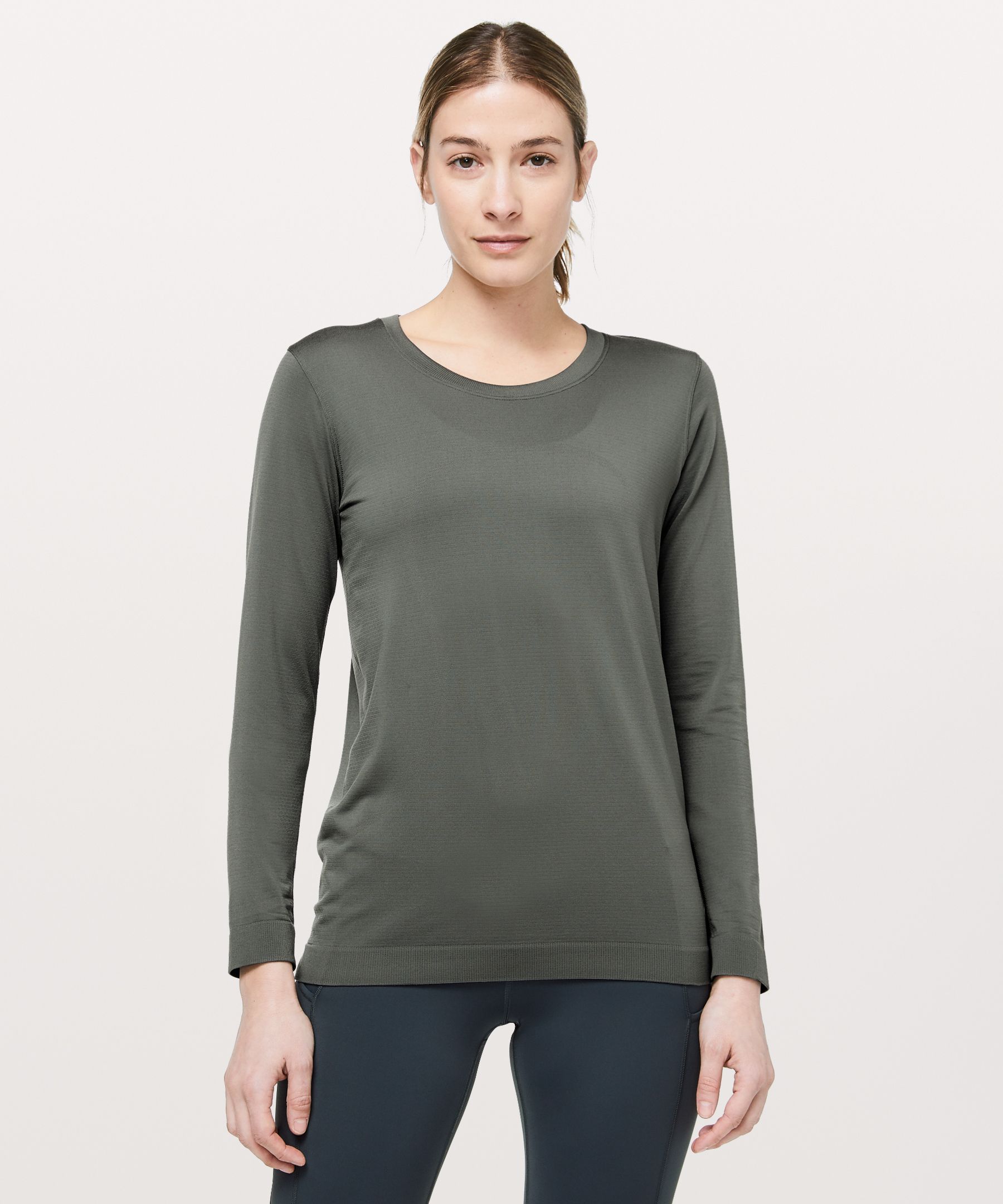 lululemon athletica, Tops, Lululemon Relaxed Swiftly Capri Blue