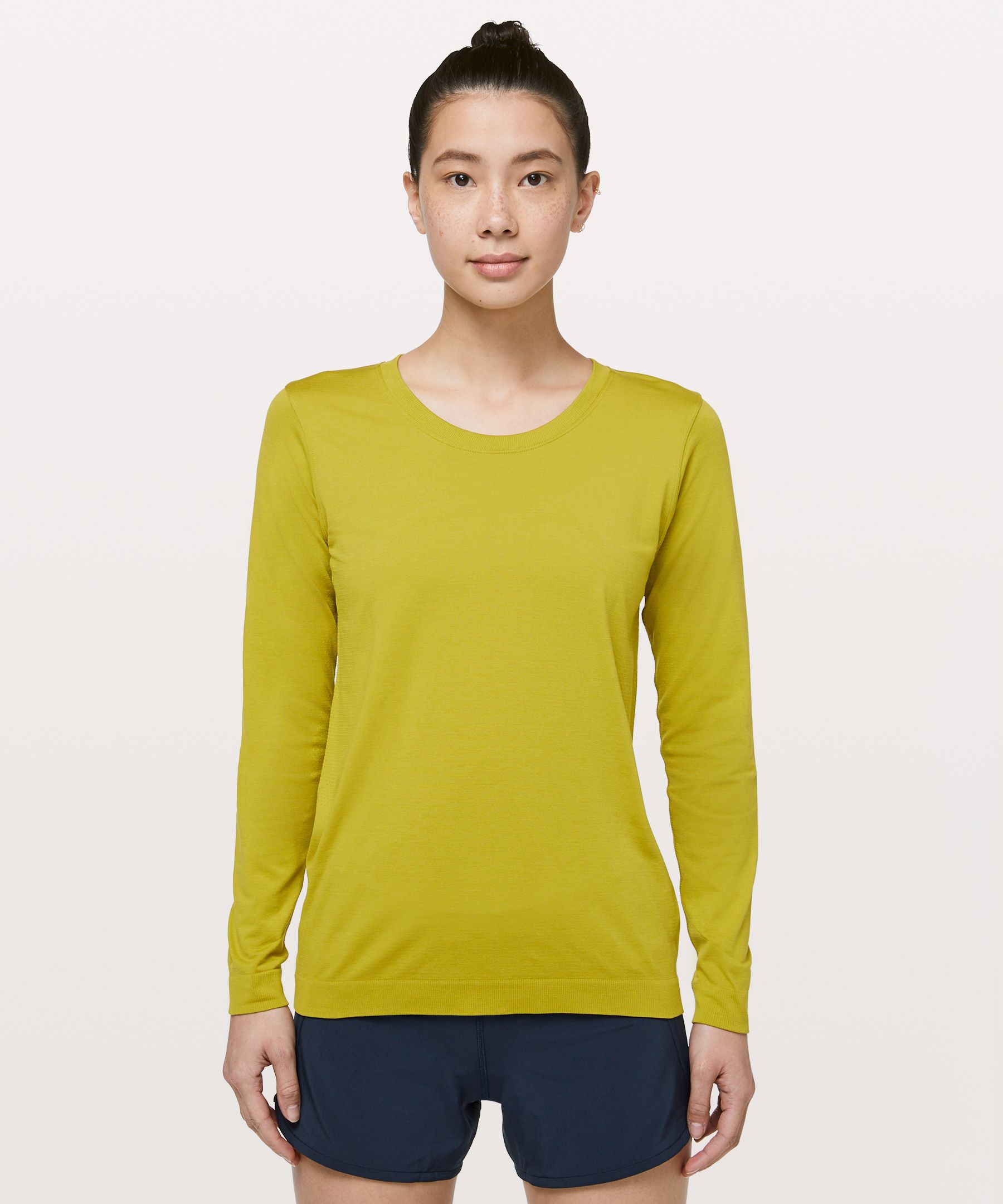 Lululemon Swiftly Relaxed Long Sleeve 2.0 In Yellow