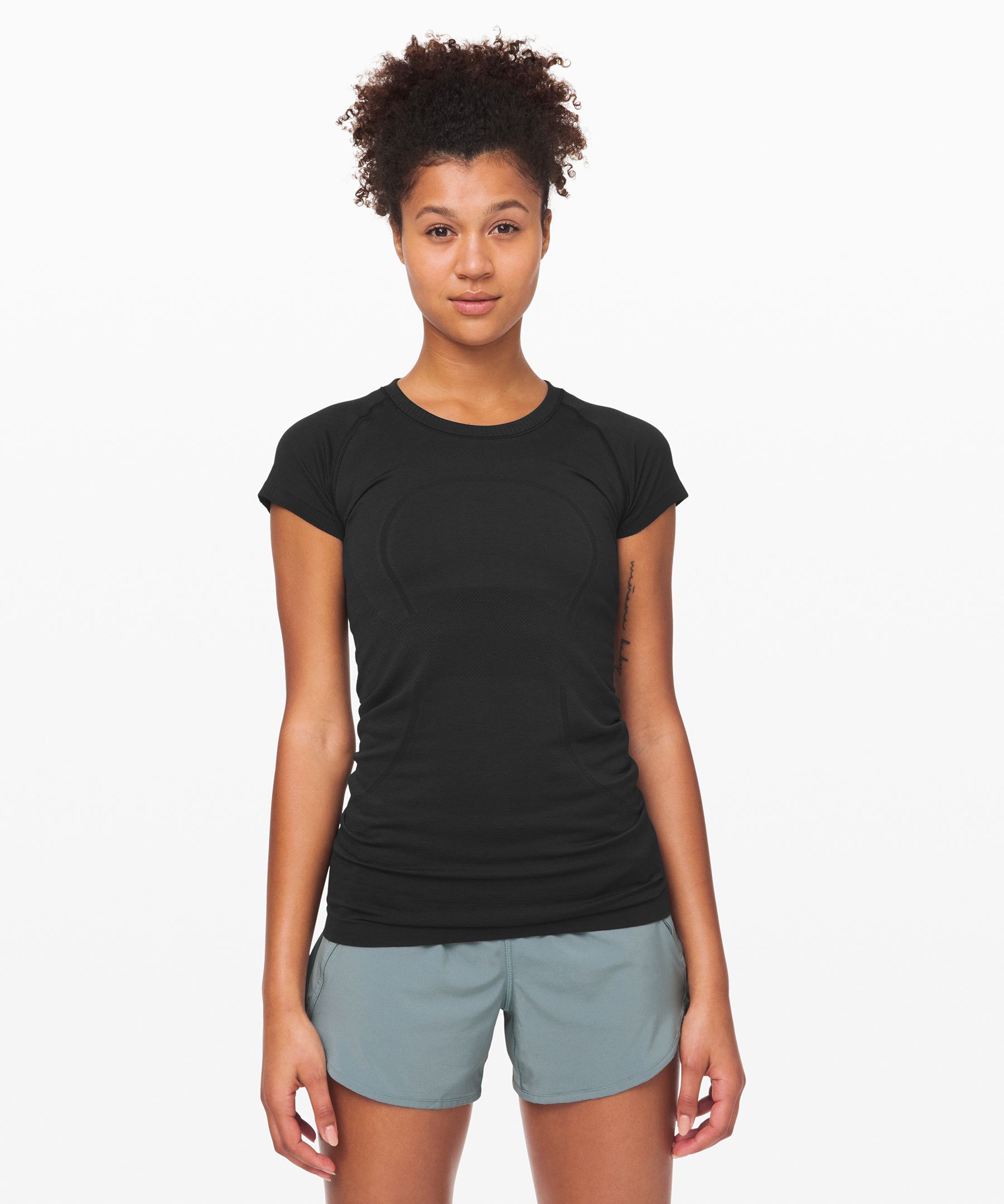 Lululemon Swiftly Tech Short Sleeve Shirt 2.0 - Poolside / Poolside - lulu  fanatics