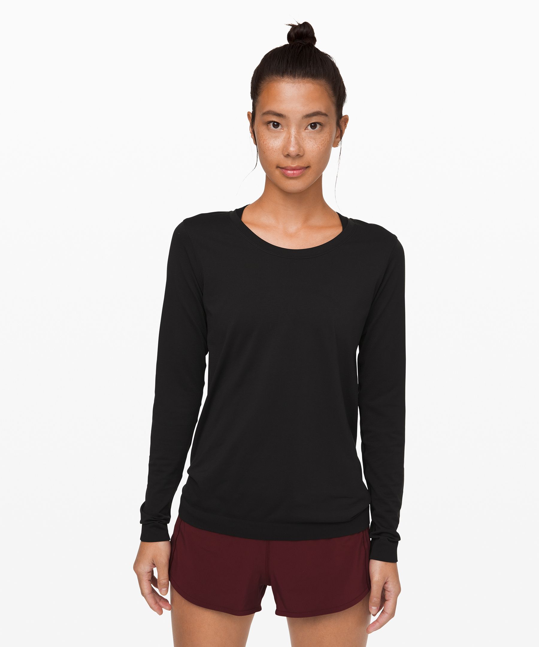 Lululemon Swiftly Relaxed Long Sleeve In Black