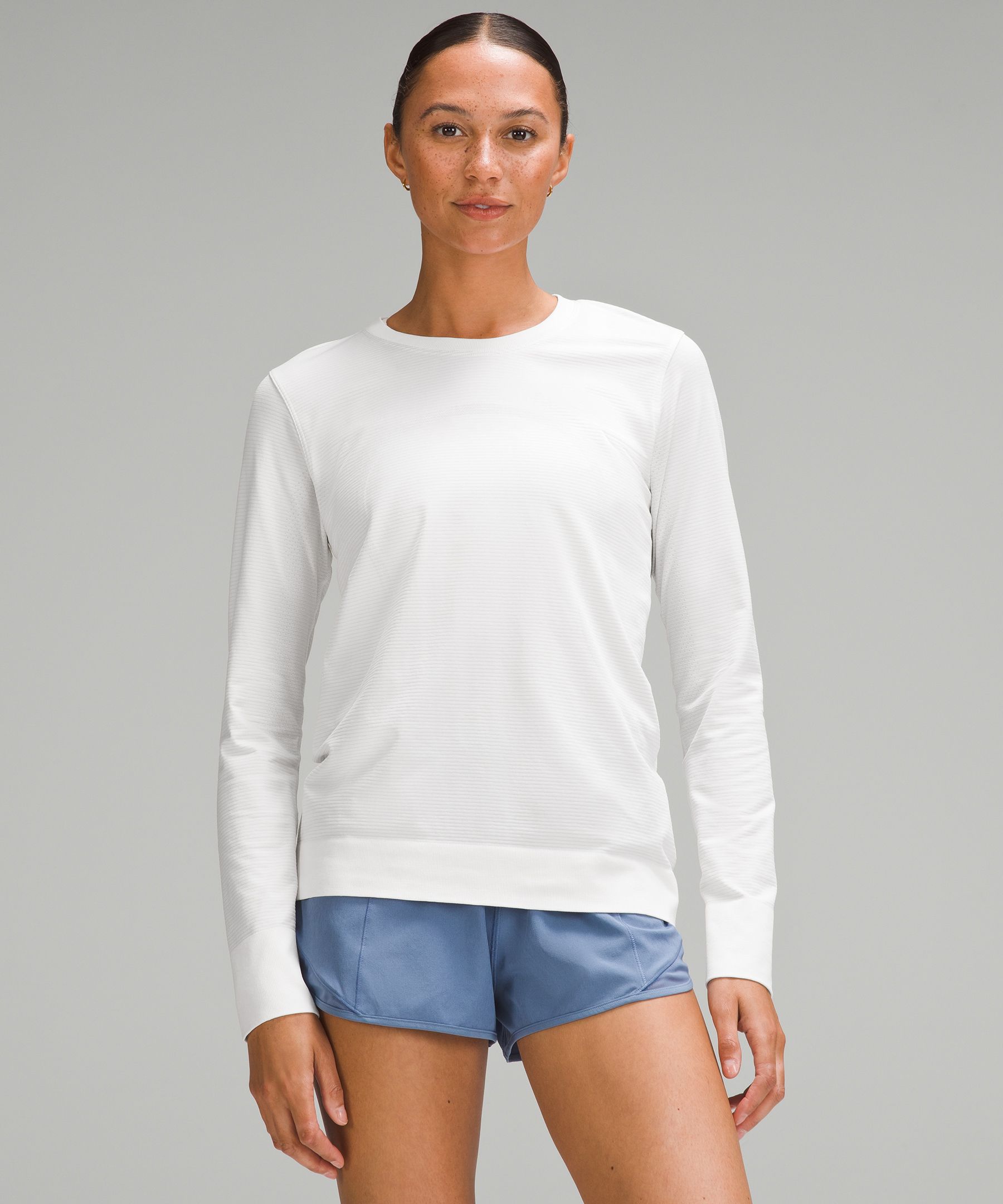 lululemon white long sleeve top