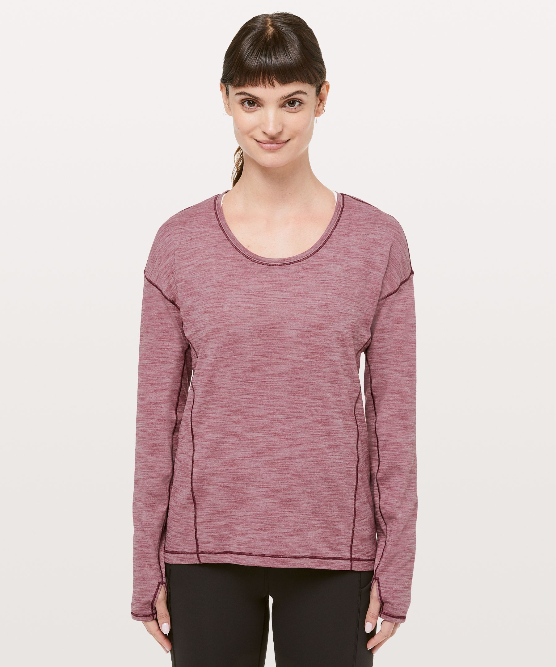 lululemon set to sweat long sleeve