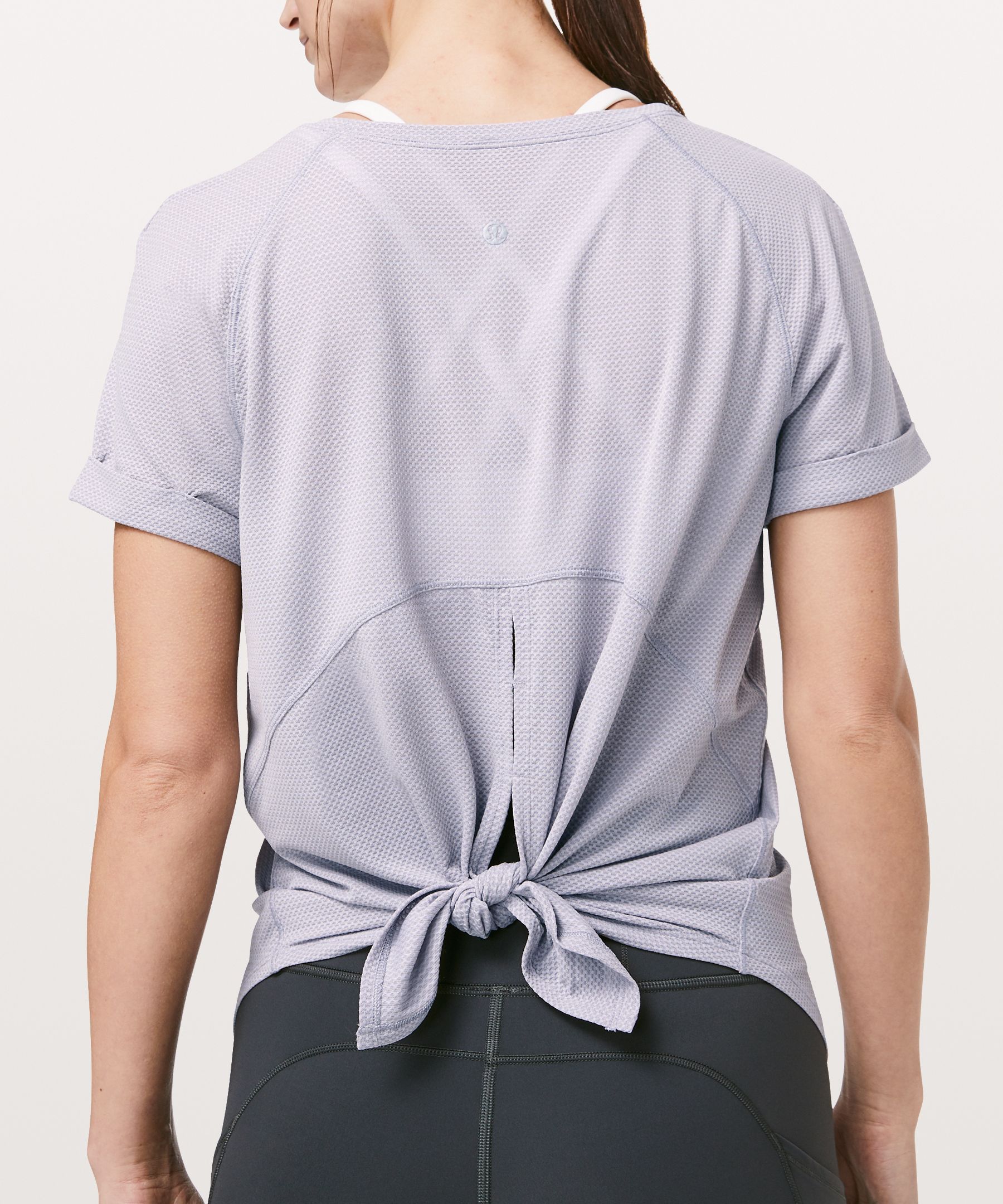 lululemon tie back tee