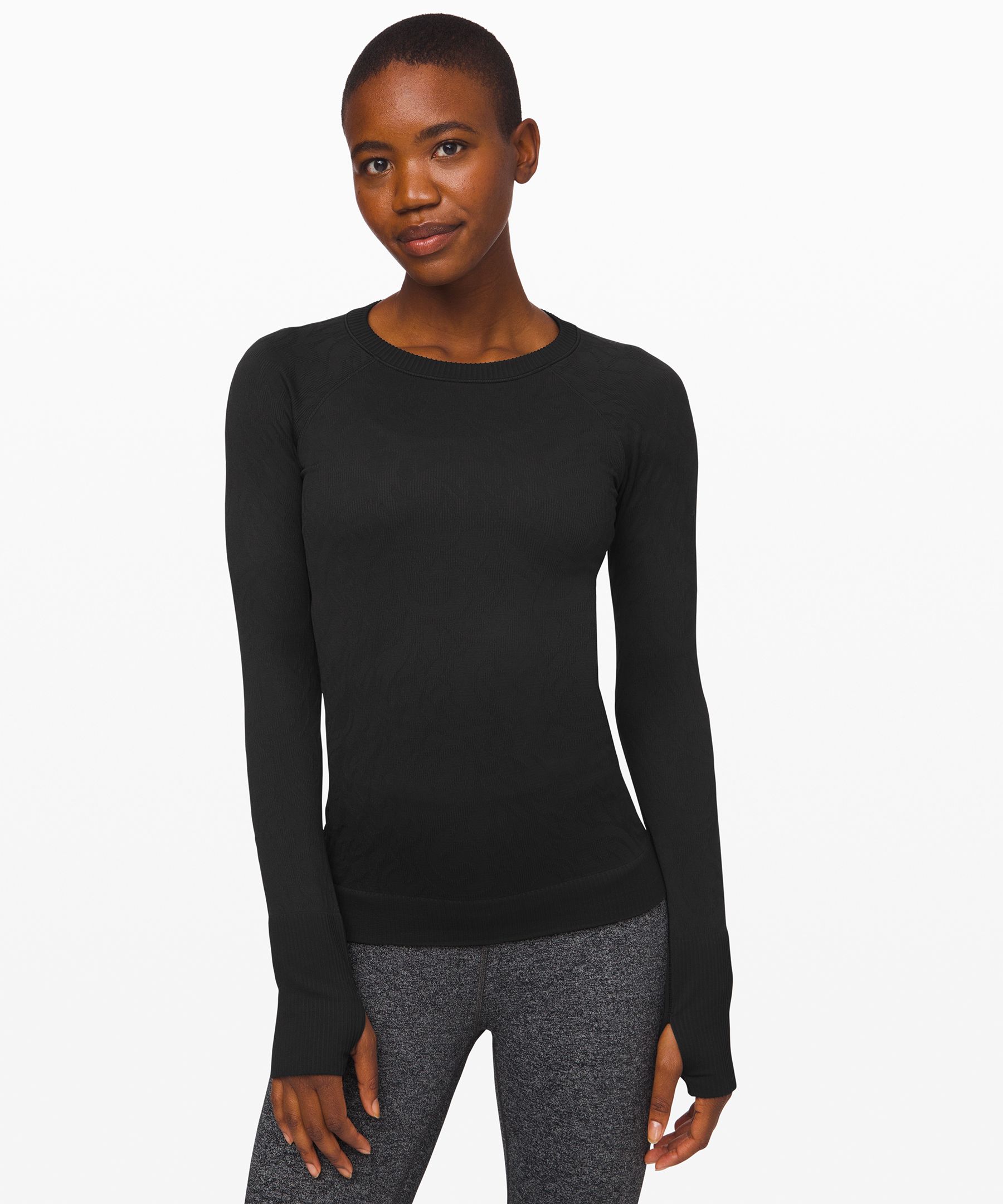 Lululemon Rest Less Pullover In Particolour Black/alpine White | ModeSens