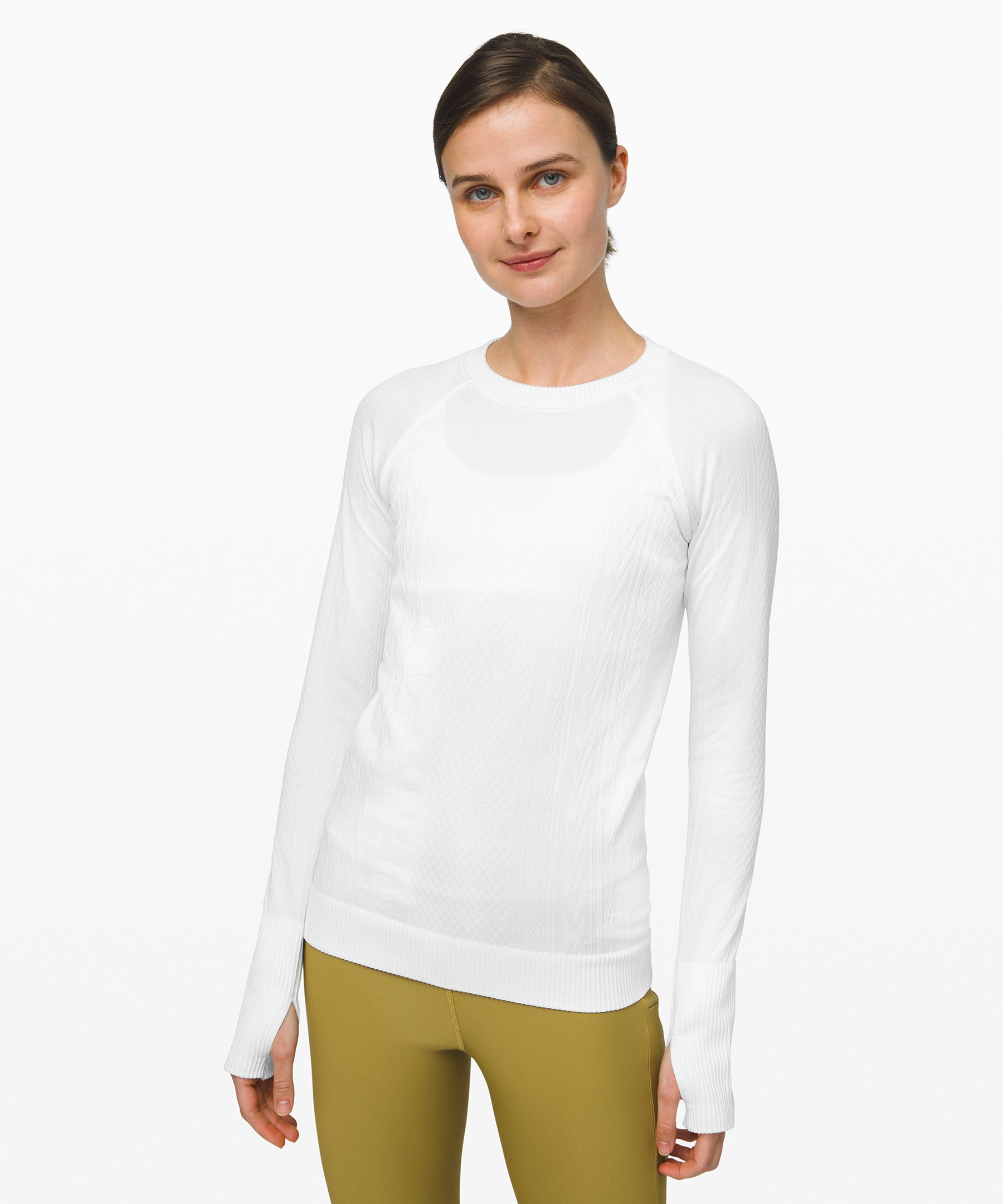 Lululemon Rest Less Pullover In White