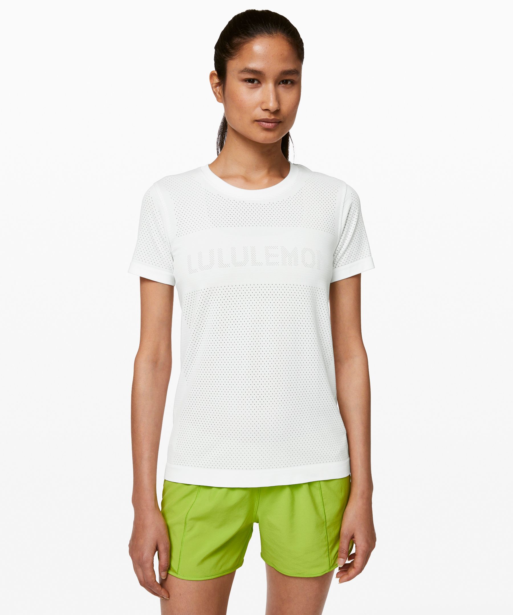 Lululemon Breeze By Short Sleeve In White