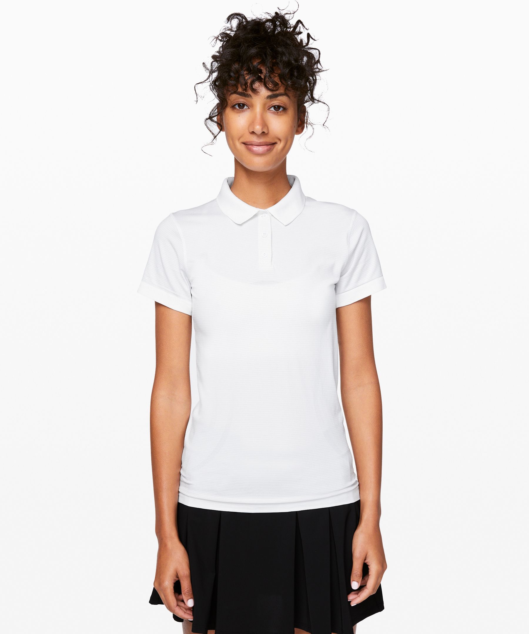 Lululemon Swiftly Speed Polo In White