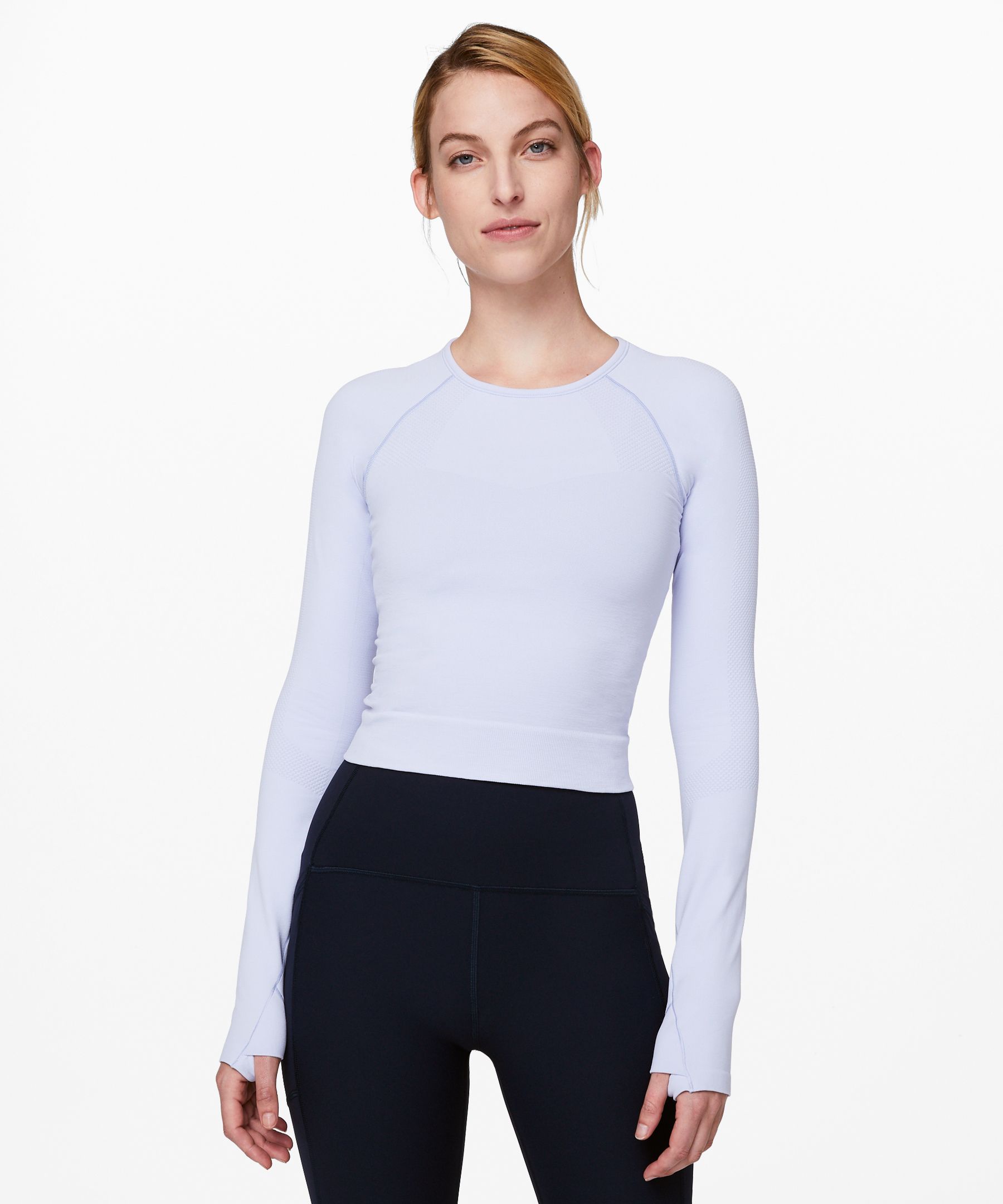 Lululemon For The Chill Of It Long Sleeve In Serene Blue