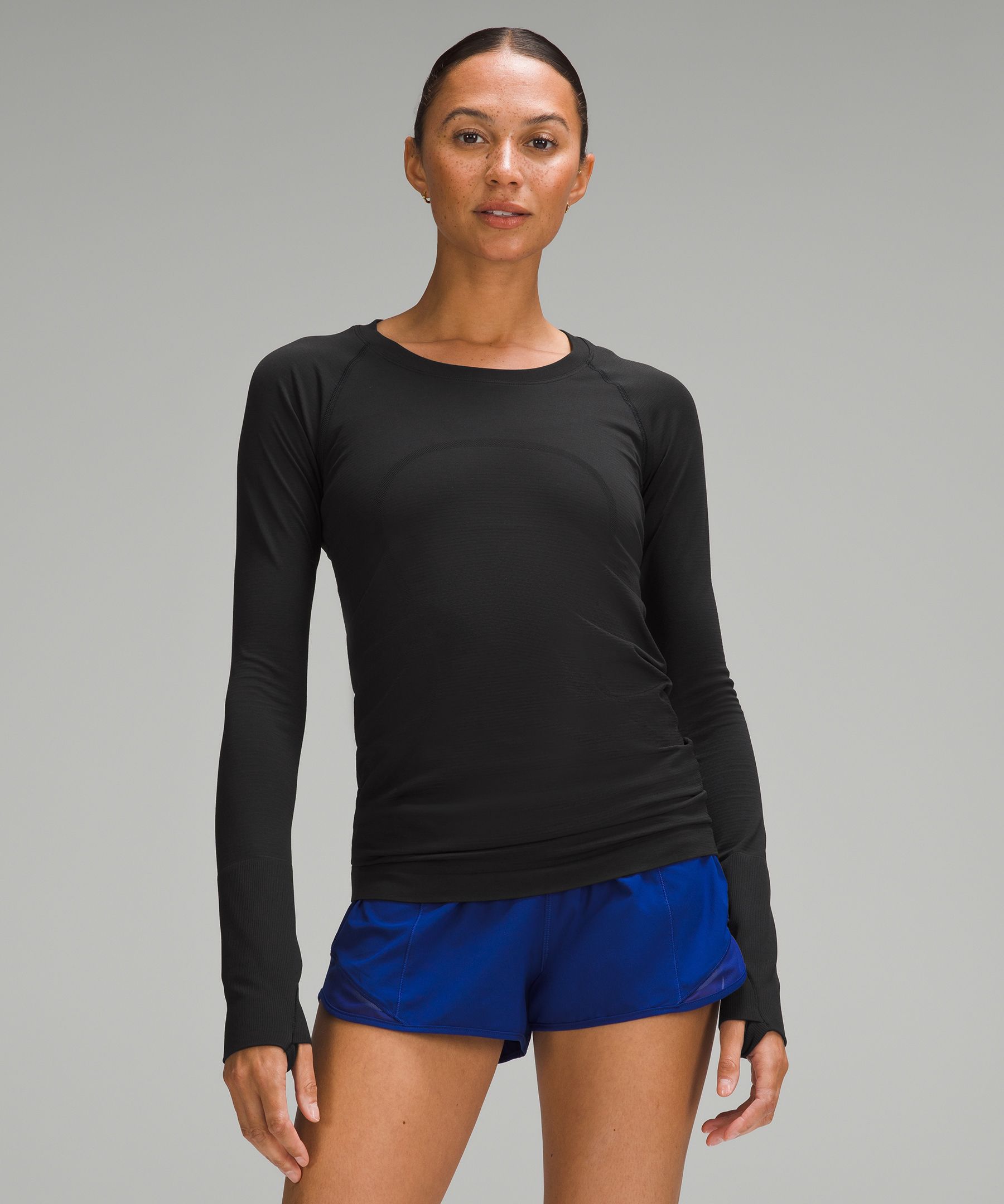 lululemon swiftly tech long sleeve grey