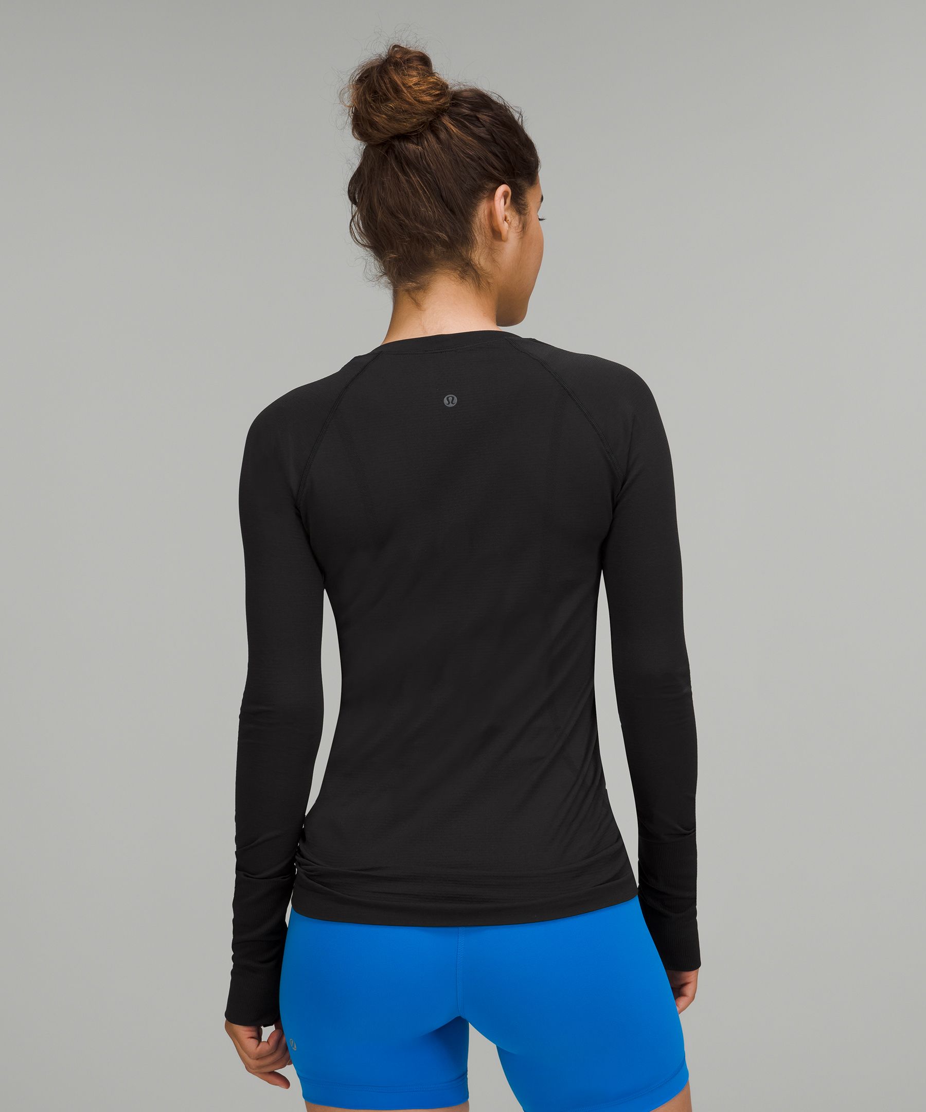 lululemon athletica Ellie Long Sleeve Sports Top in Black