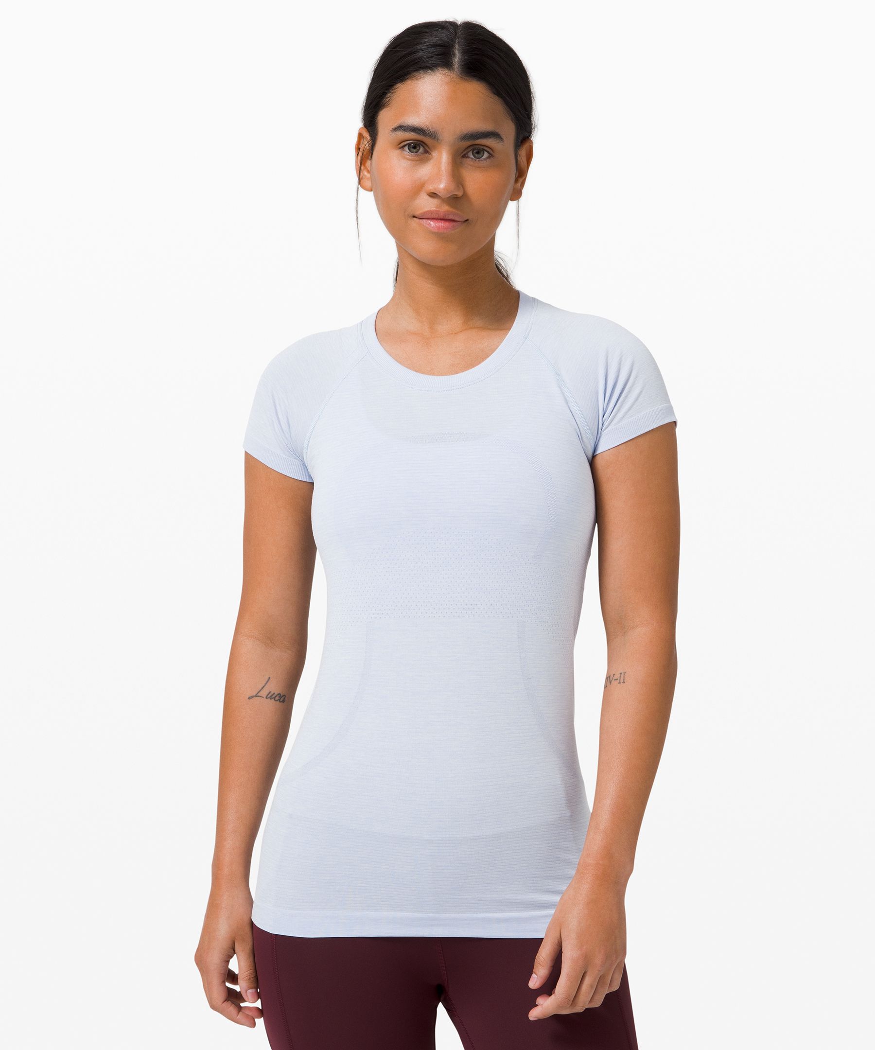 Lululemon Swiftly Tech Short Sleeve Shirt 2.0 In White