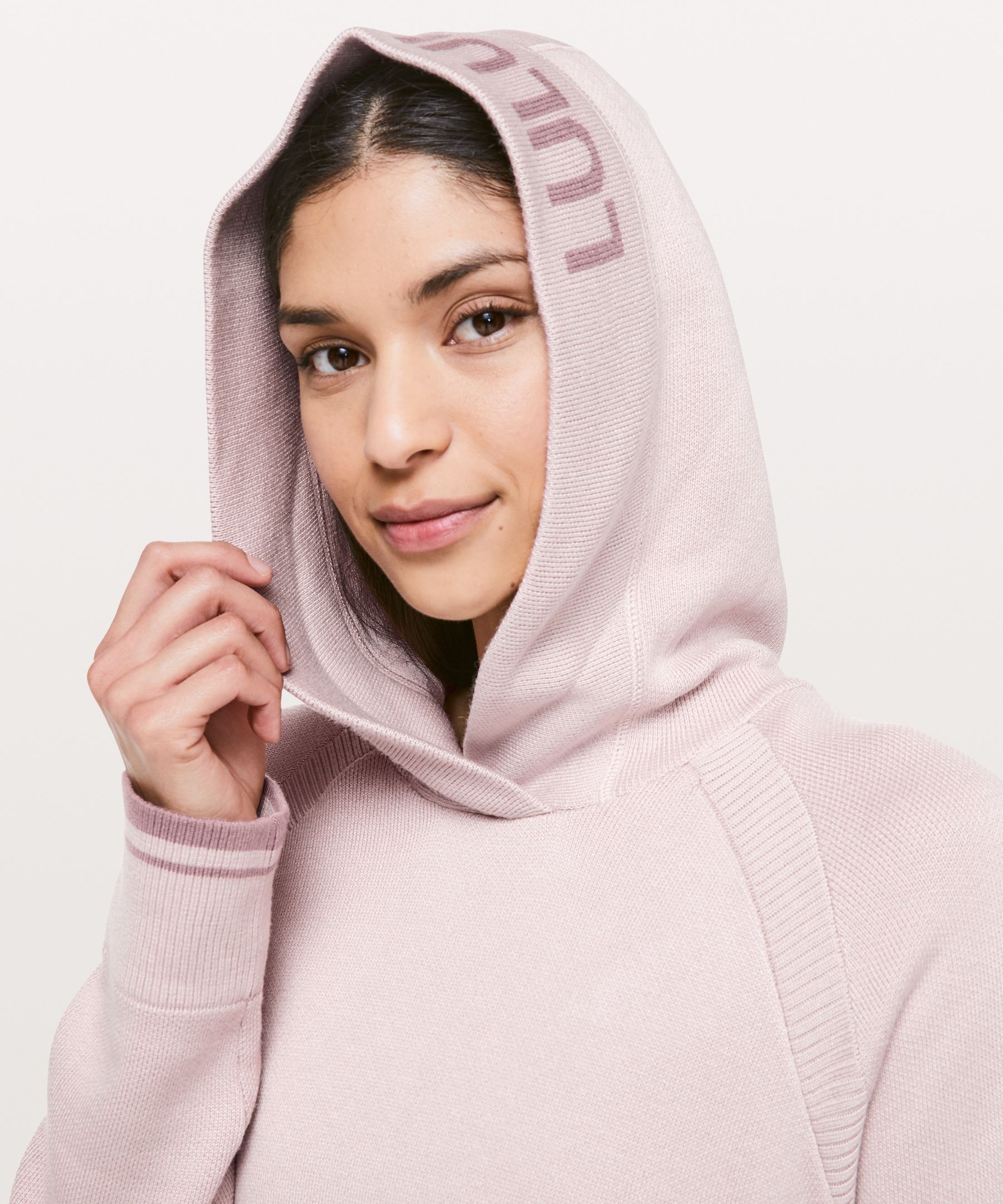 Lululemon Soothe Away Hoodie In Pink Bliss/copper Coil