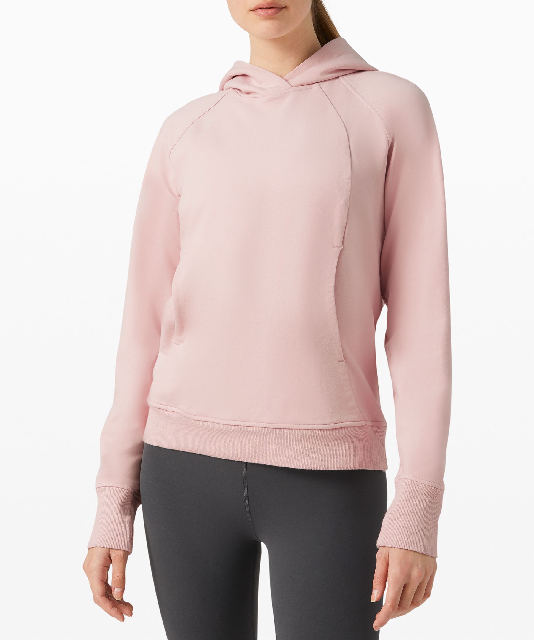 Lululemon Scuba Pullover In Heathered Deep Rouge