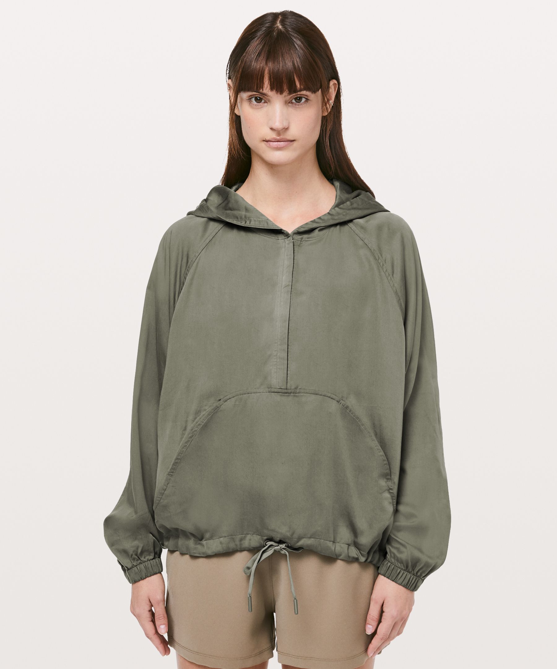 Lululemon City Stroll Hoodie In Grey Sage