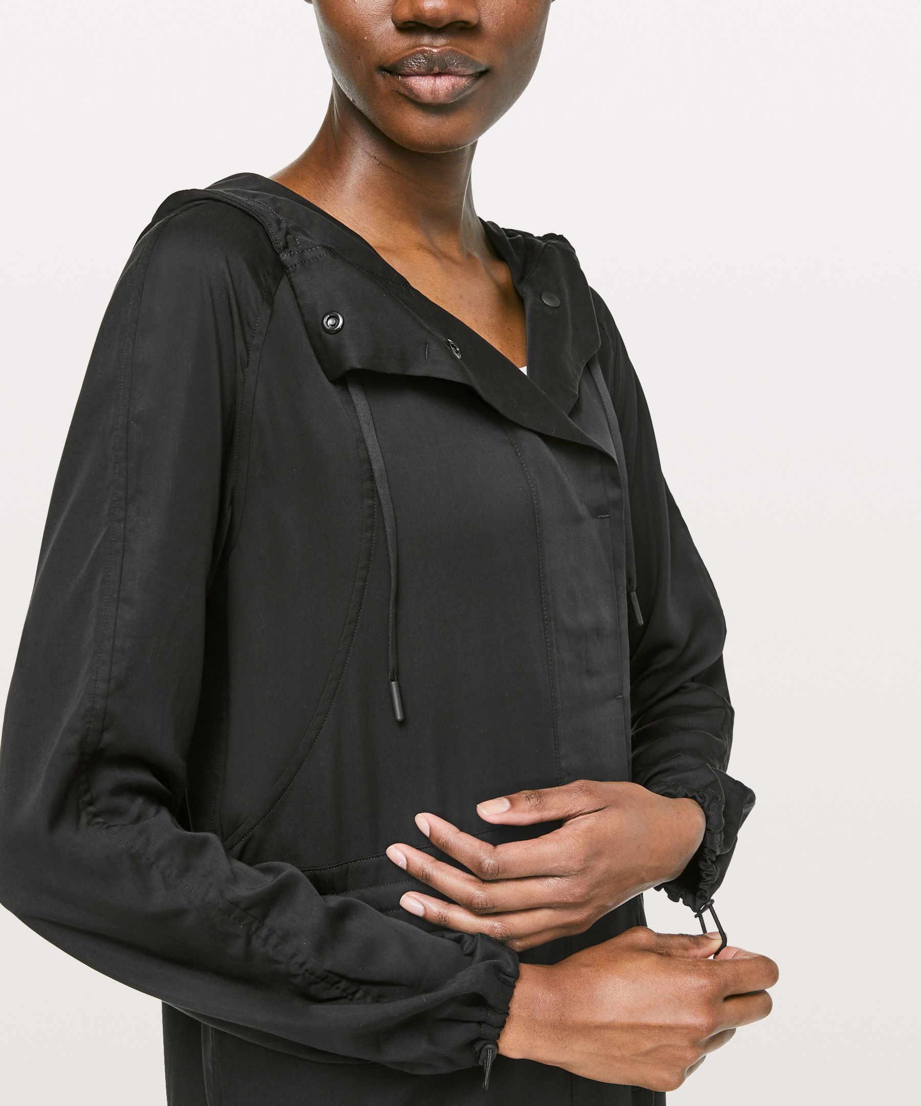 Lululemon Cinch It Long Sleeve - Black - lulu fanatics