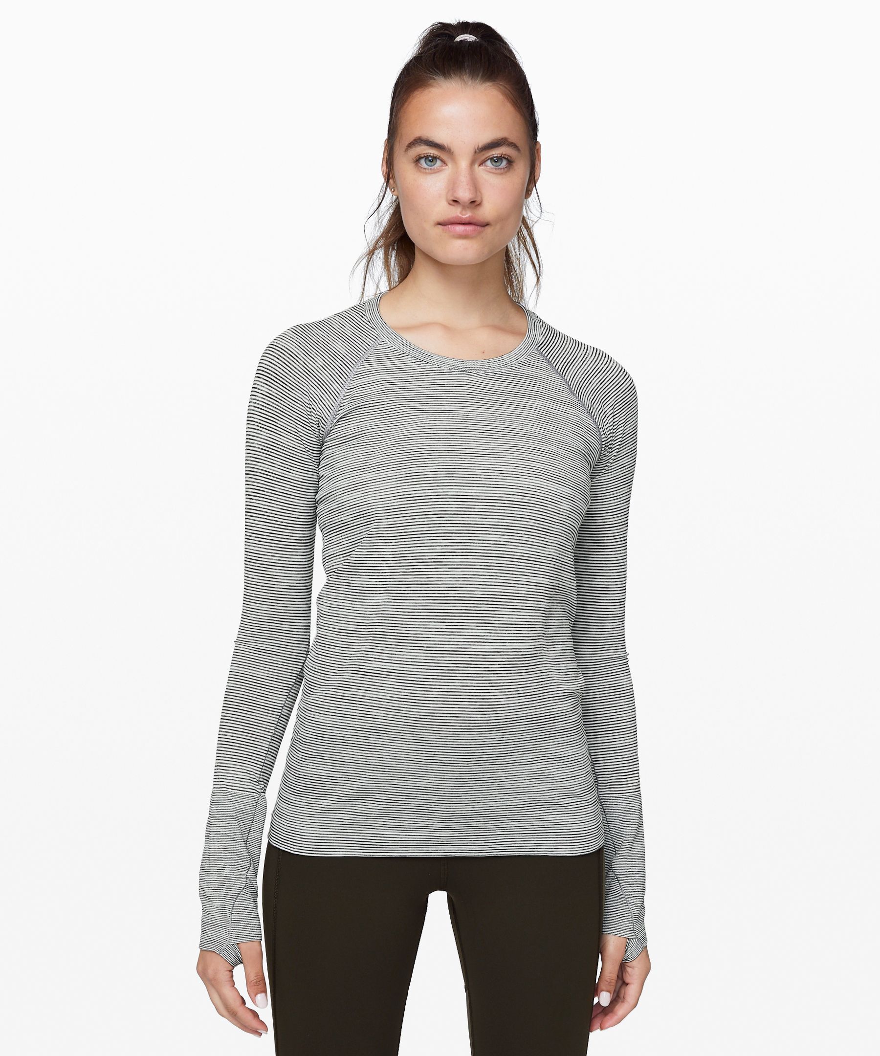 Lululemon Swiftly Tech Long Sleeve Shirt 2.0 In Printed