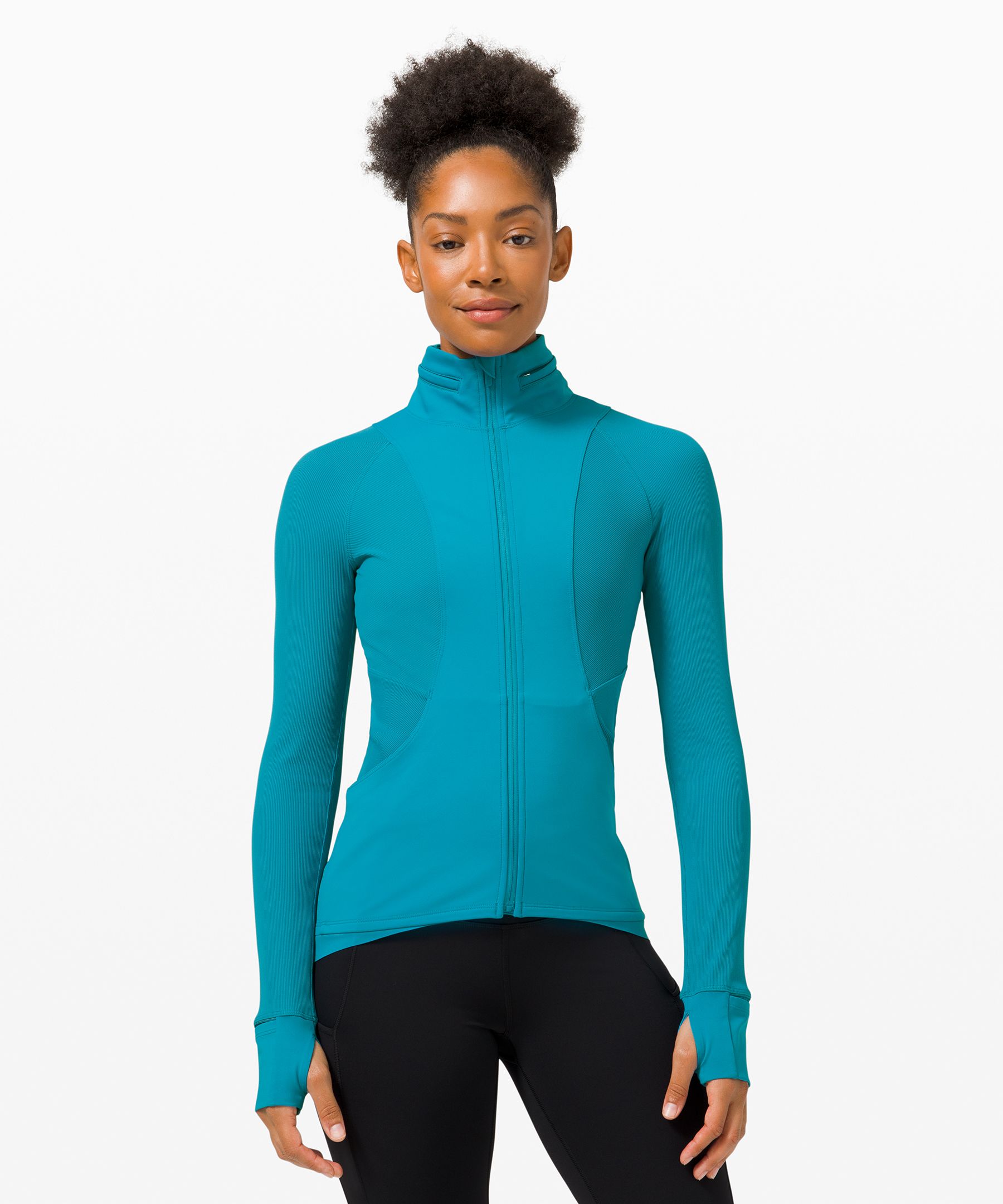 Lululemon Far And Free Jacket In Blue