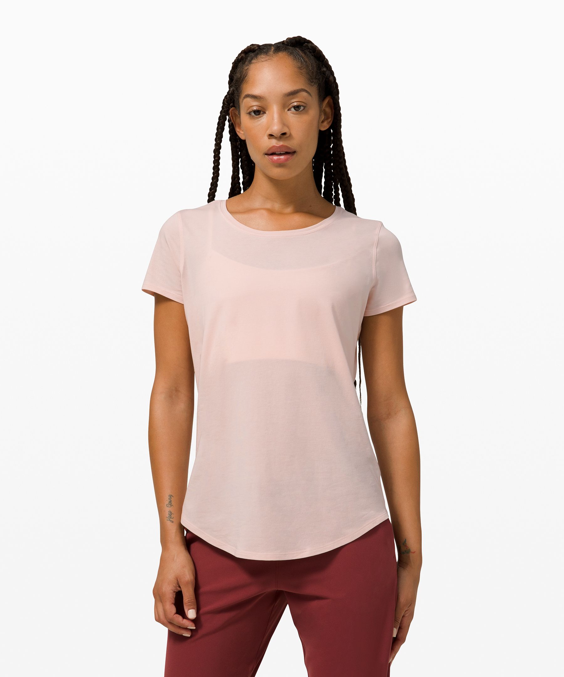 Lululemon Love Crew Iii In Pink